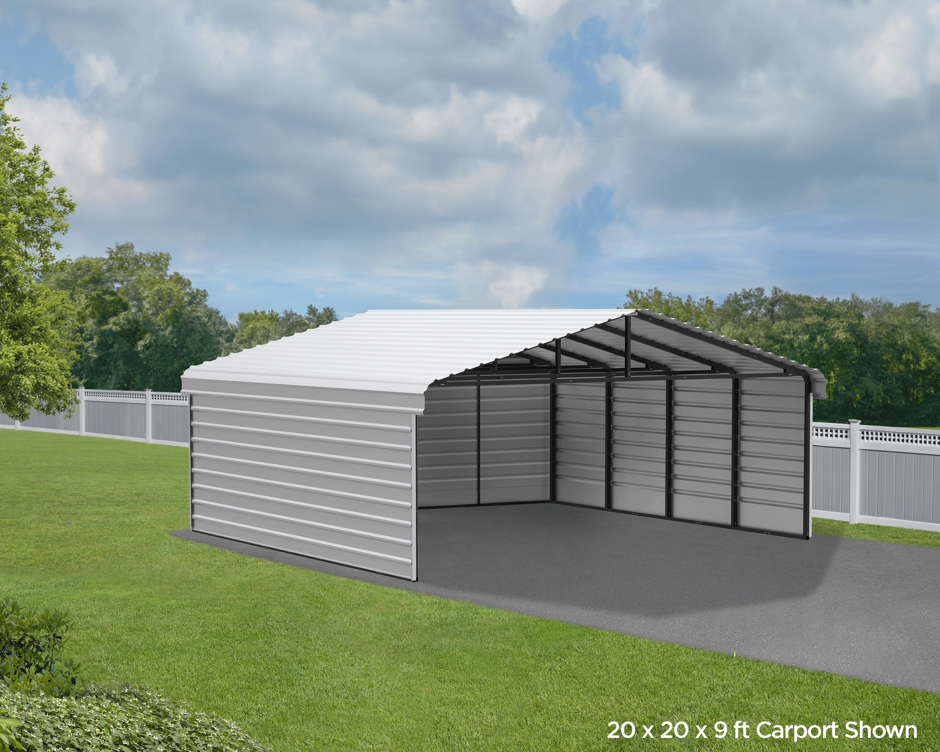 Arrow CPH202907ECL3 Carport-Covers - View #9