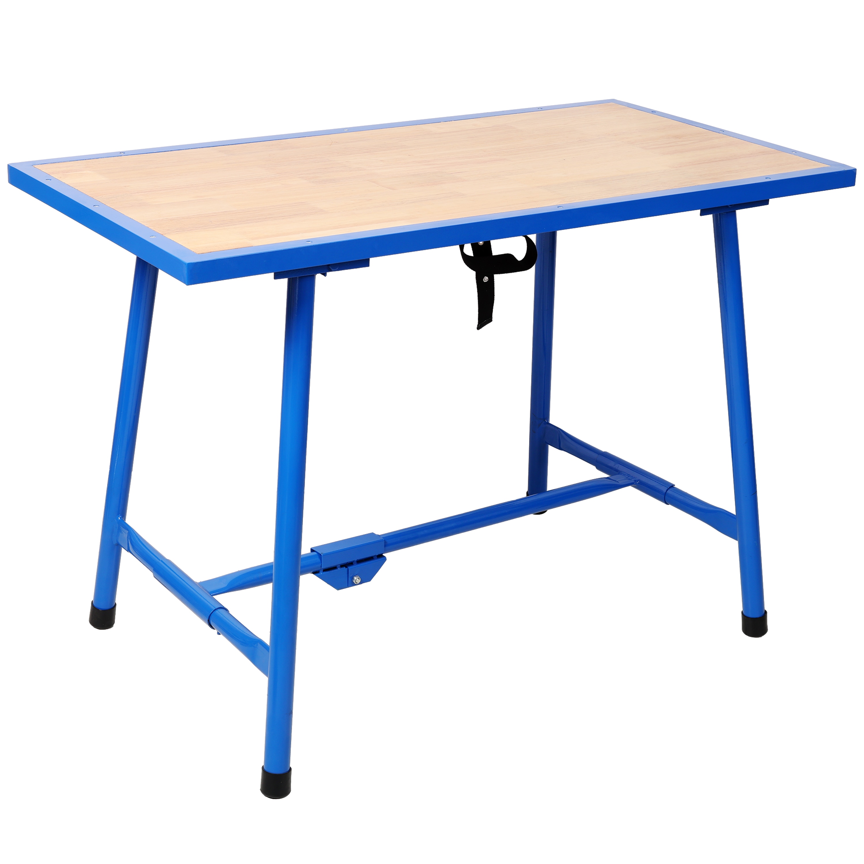 LOVMOR SF-WO-W465P298822 Foldable Work Bench Workshop Tool Bench 660Lbs Load Capacity for Workshop Garage Blue