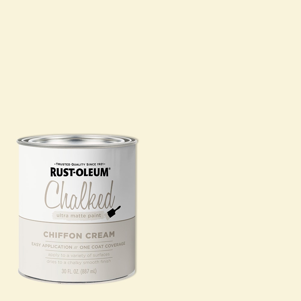 Rust-Oleum Classic White Acrylic Milk Paint (1-quart) in the Craft Paint  department at