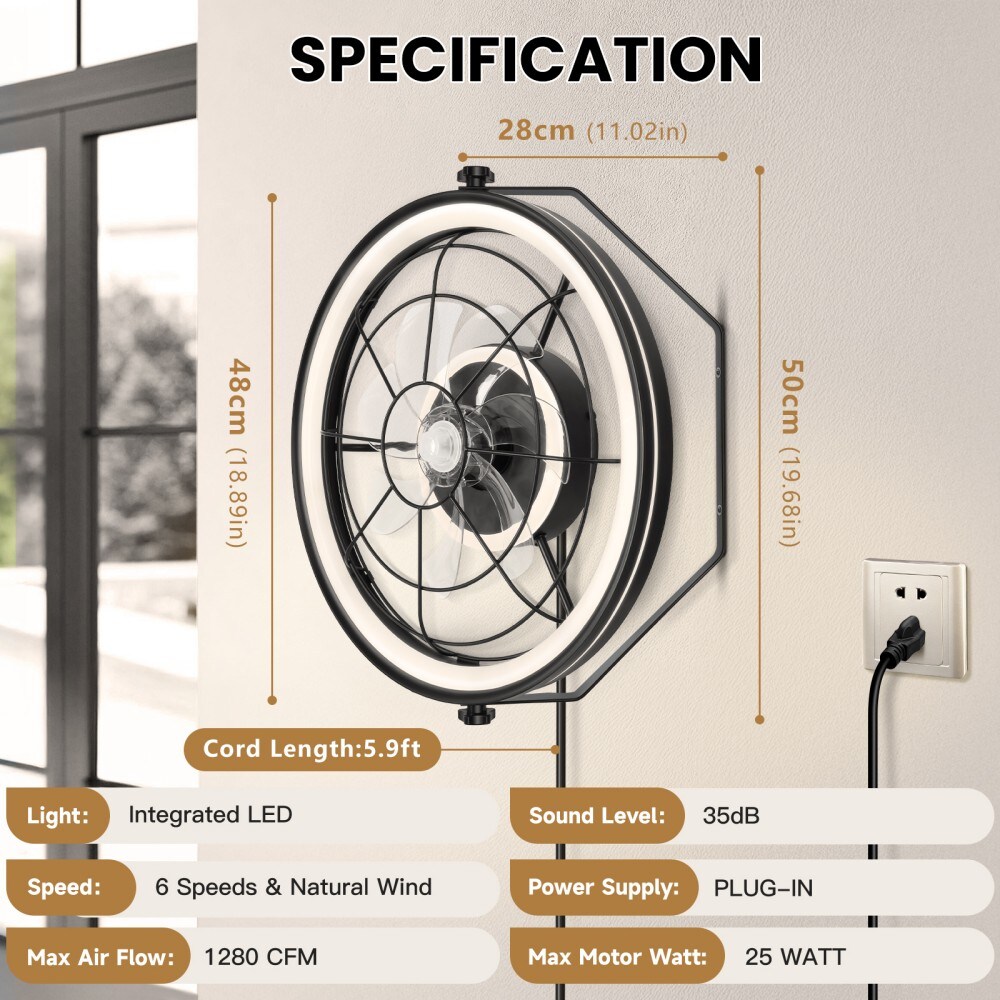 Ltemziiy A01-032-BK Ceiling-Fans - View #7