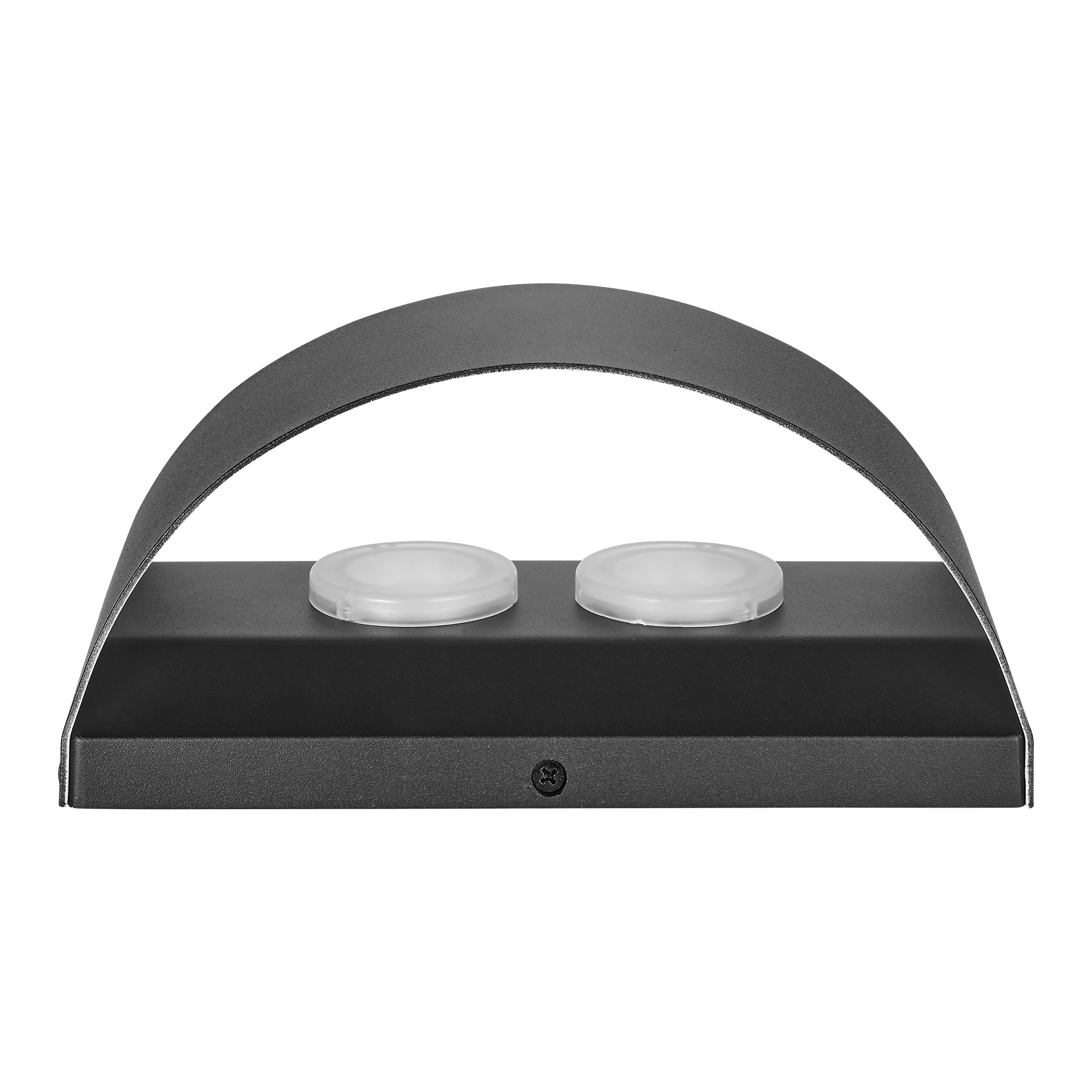 Matte Black Modern Dimmable LED Up/Down Outdoor Wall Sconce