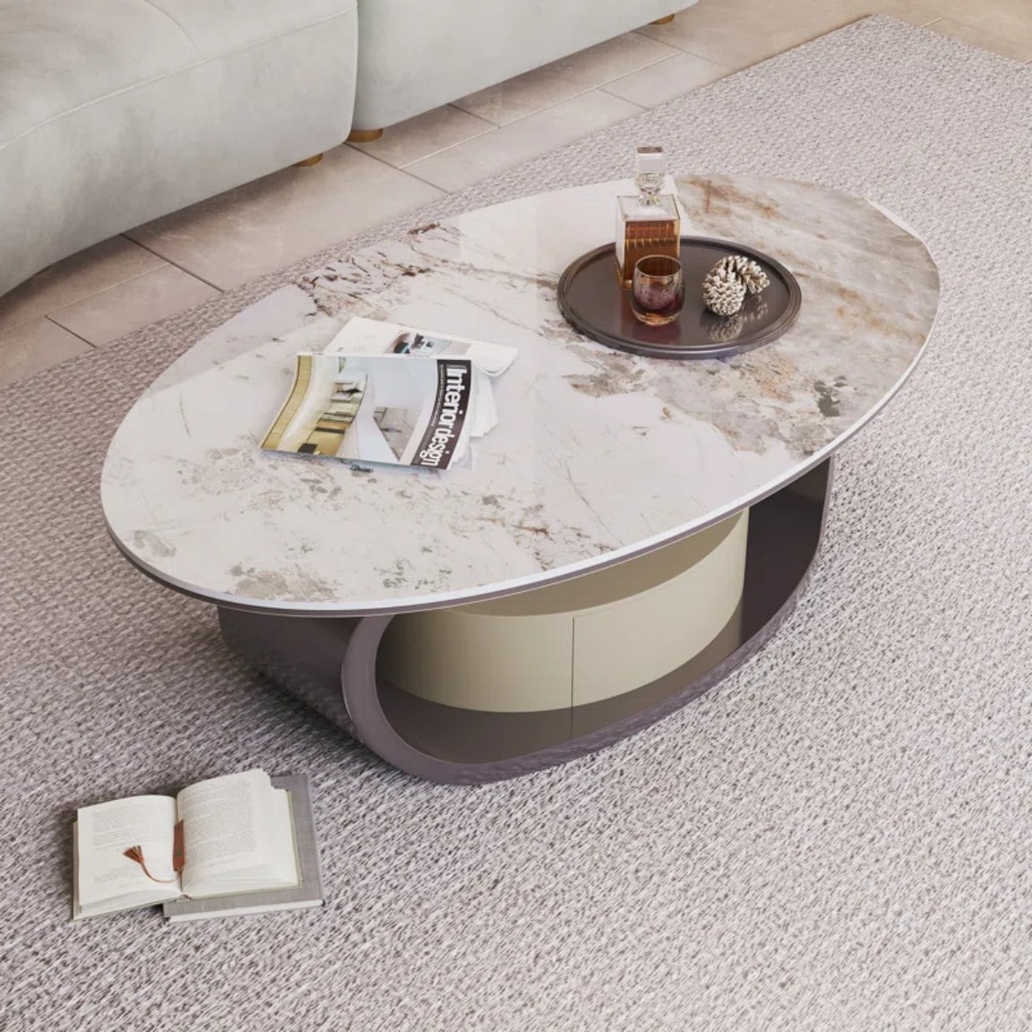 Oizaye YL-201GOLD Coffee-Tables - View #2