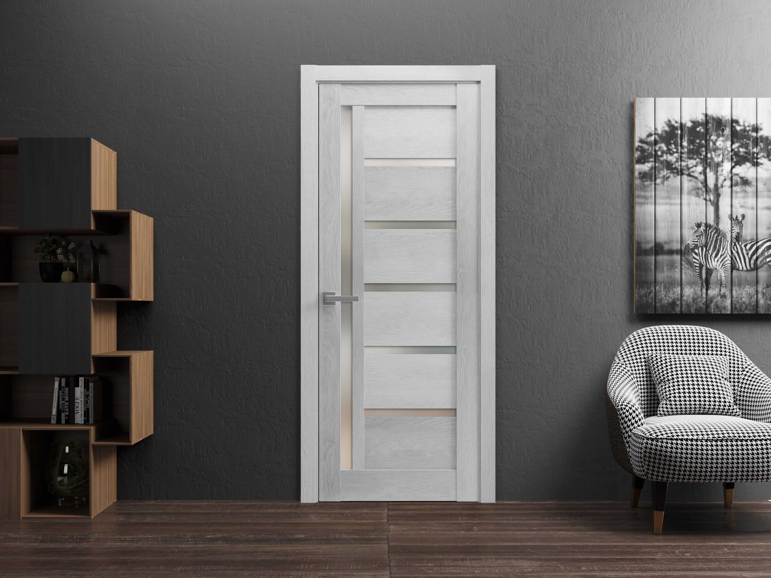 SARTODOORS QUA4088DBDOAK3284 Bifold-Sliding-Closet-Doors - View #5