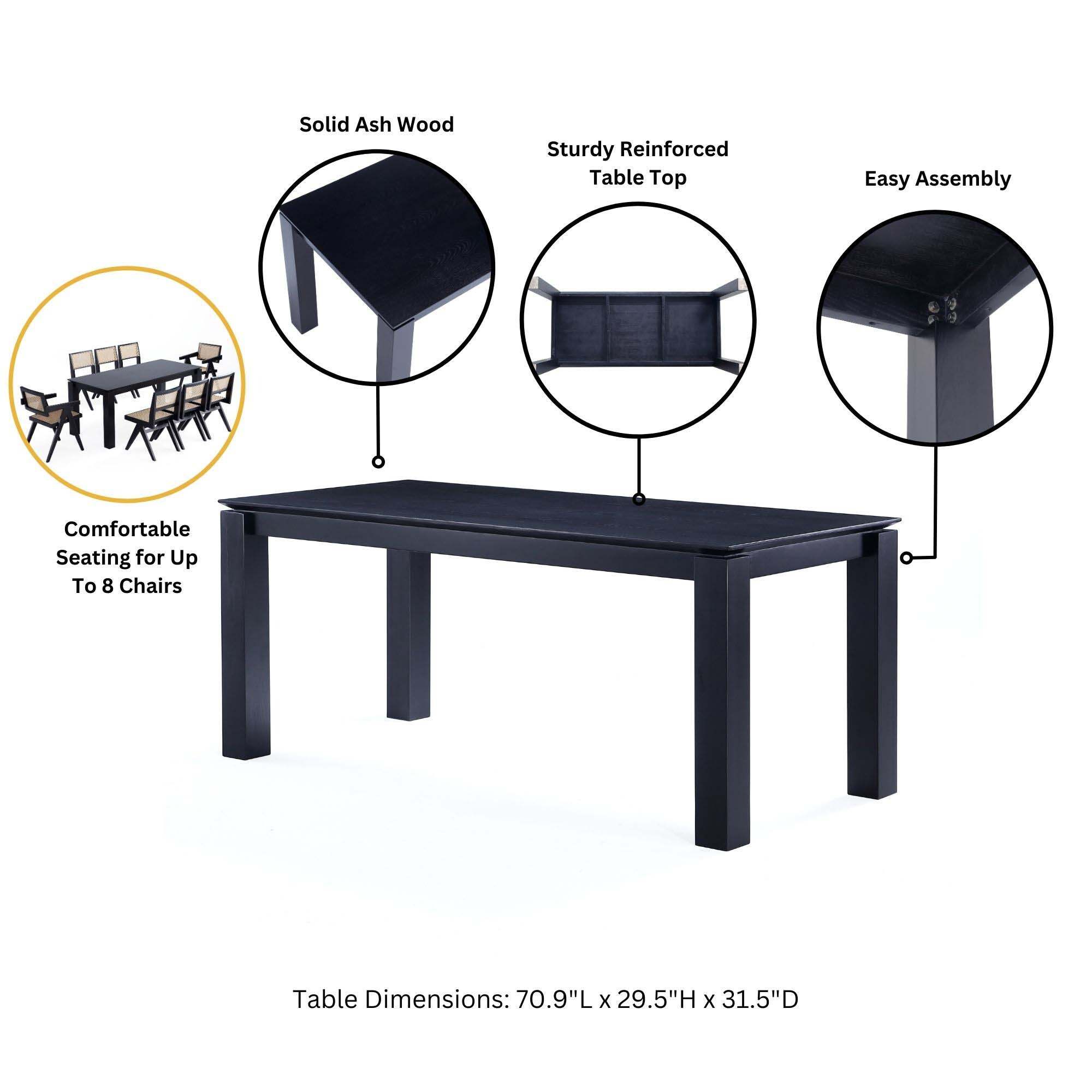 Manhattan Comfort DT02-BK Dining-Tables - View #4