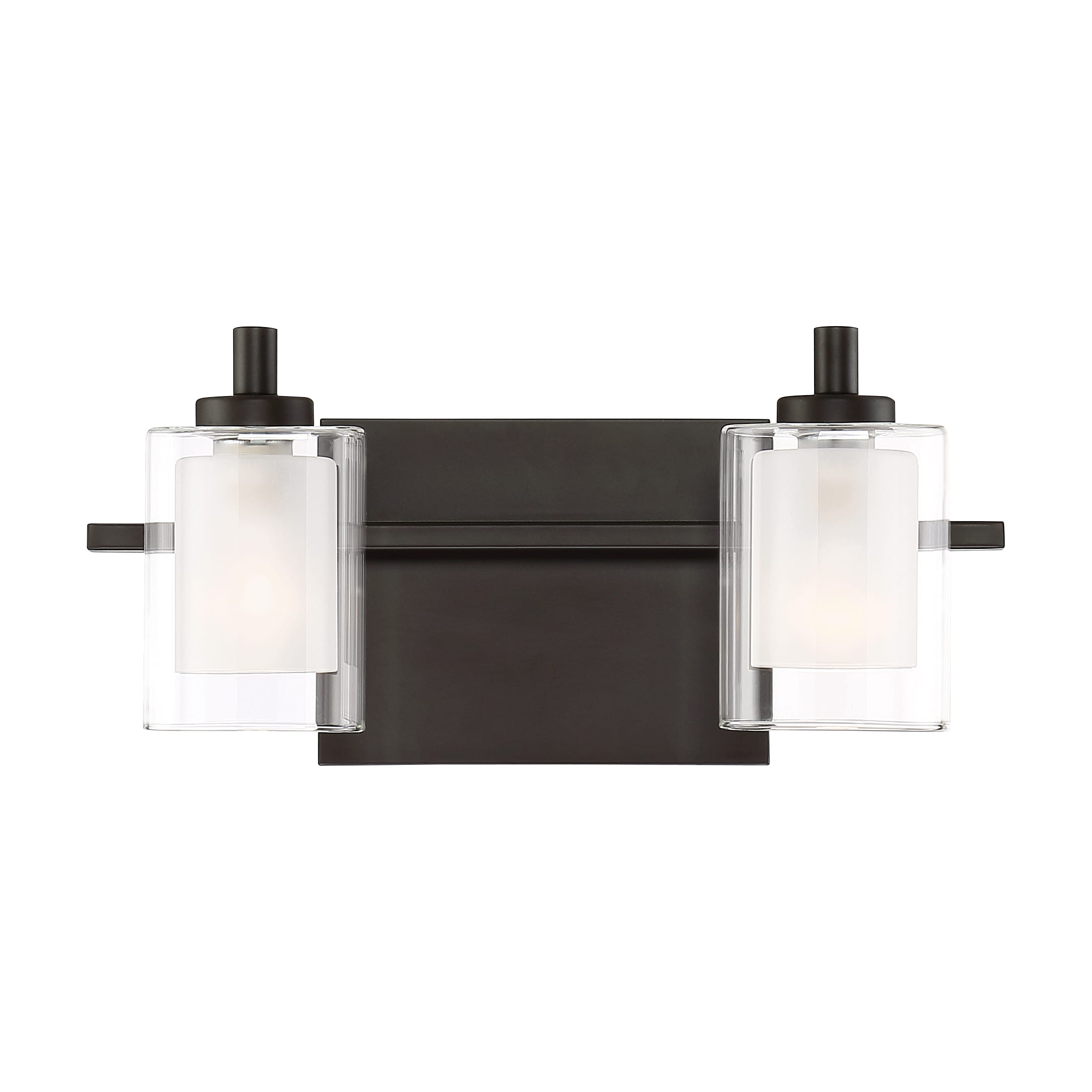 Quoizel KLT8602WTLED Kolt 13-in 2 -Light Bronze Transitional Vanity light