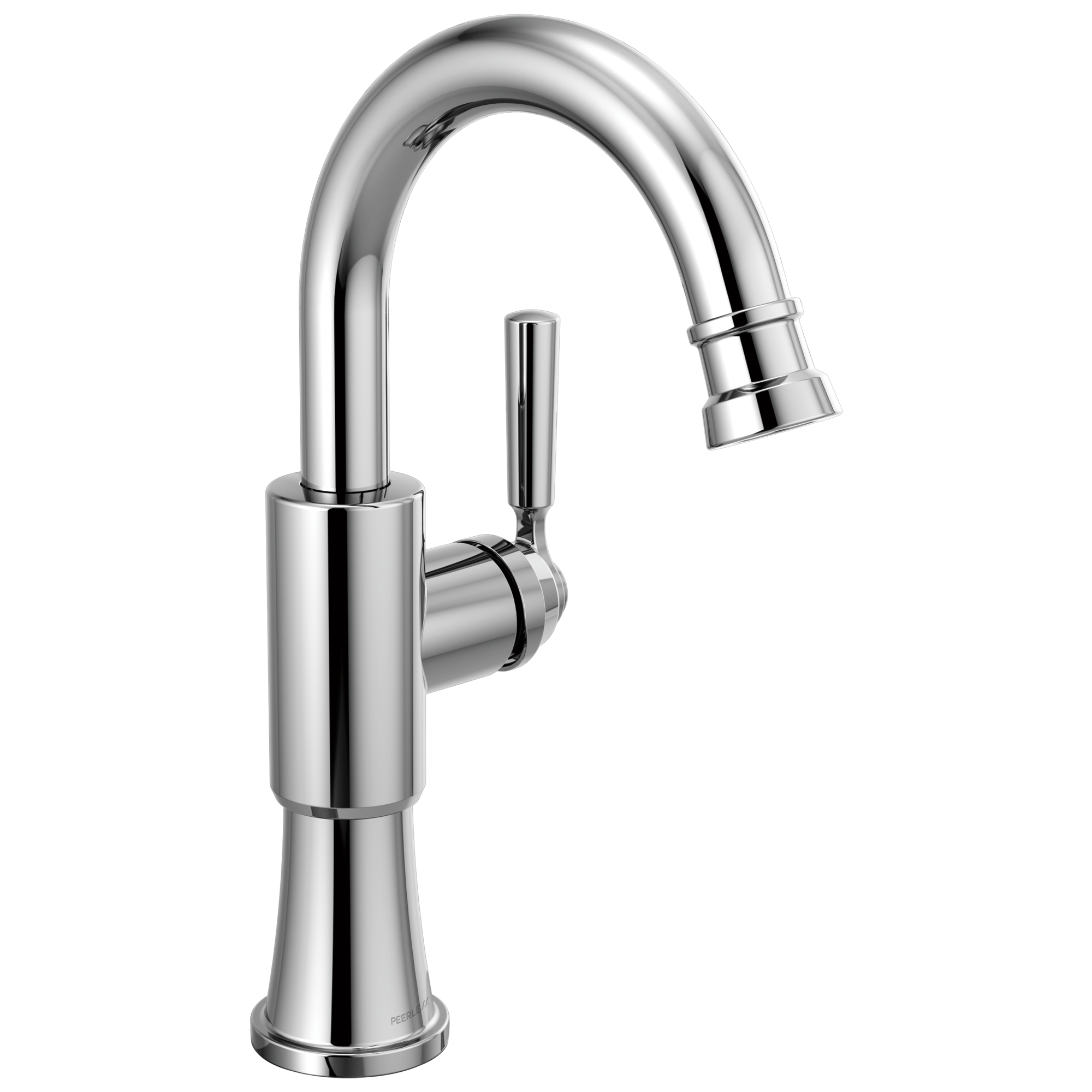 Peerless P1823LF Westchester Chrome Single Handle Deck-mount Bar and Prep Kitchen Faucet ( Deck Plate Included )
