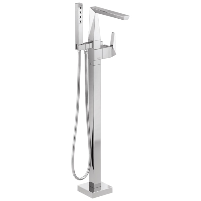 Delta Trillian Lumicoat Chrome 1 Handle, Delta Freestanding Bathtub Faucet