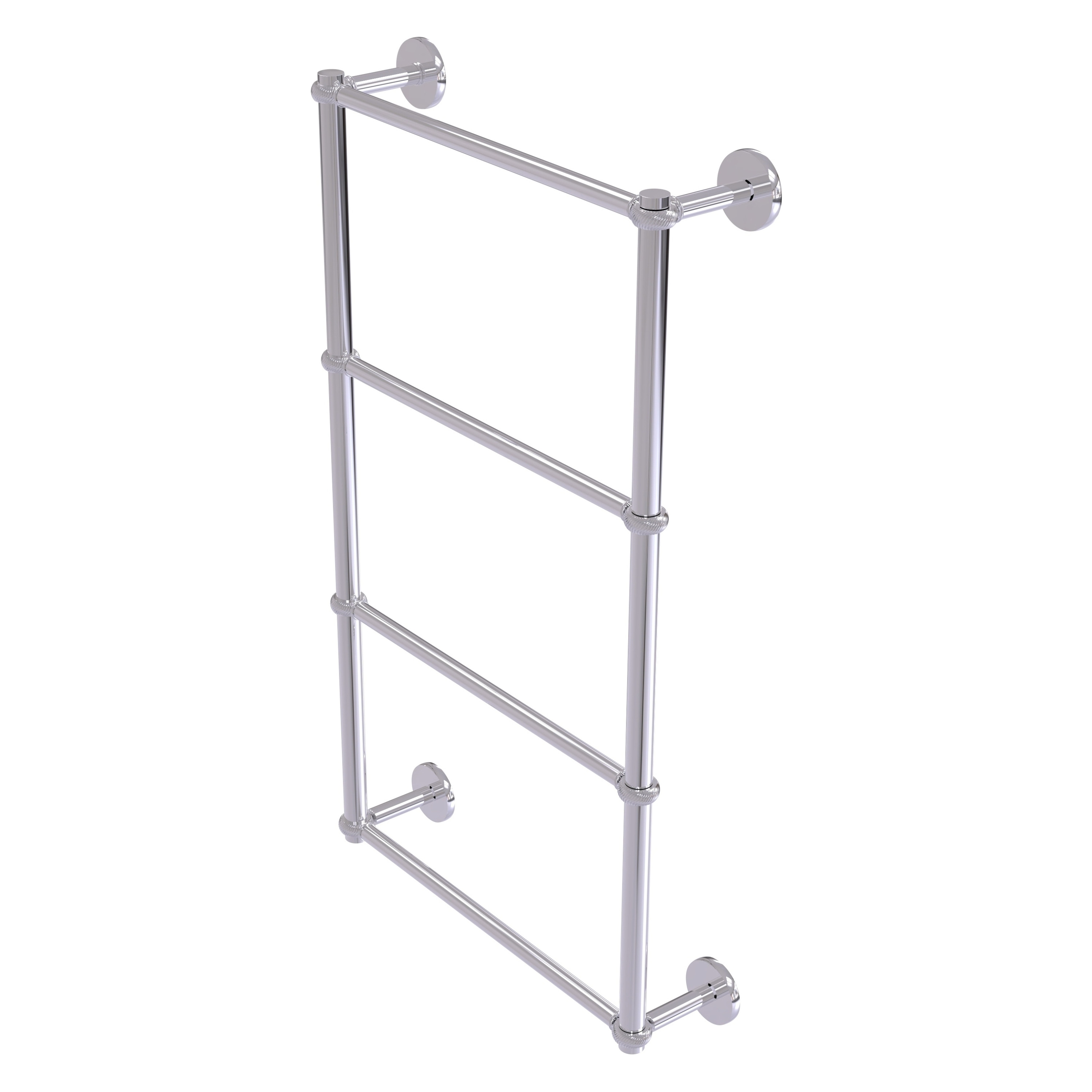 Allied Brass P1000-28T-24-PC Prestige Skyline 24-in double Polished Chrome Wall mount 4-tier Towel Bar