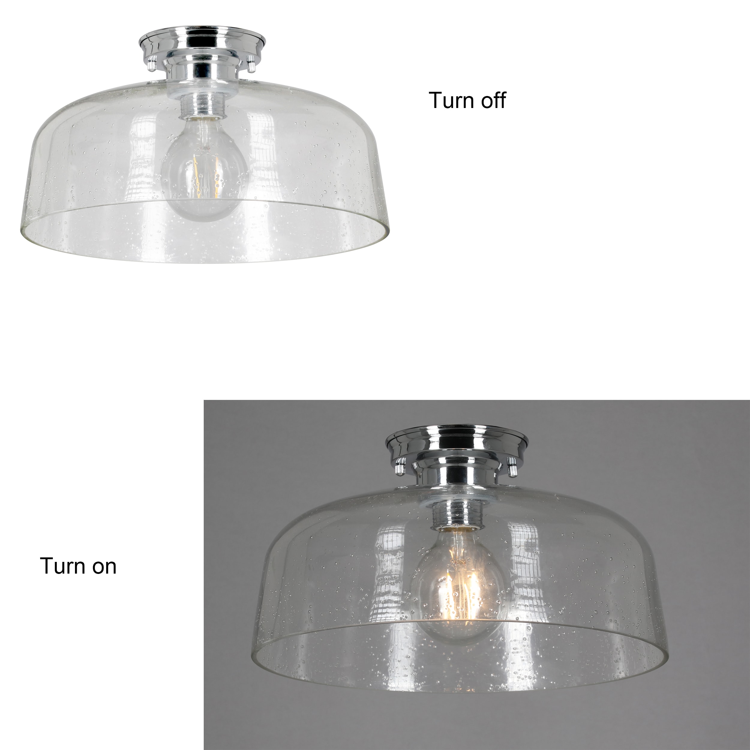 allen + roth KBH8001LX-01 CR flushmounts - View #8