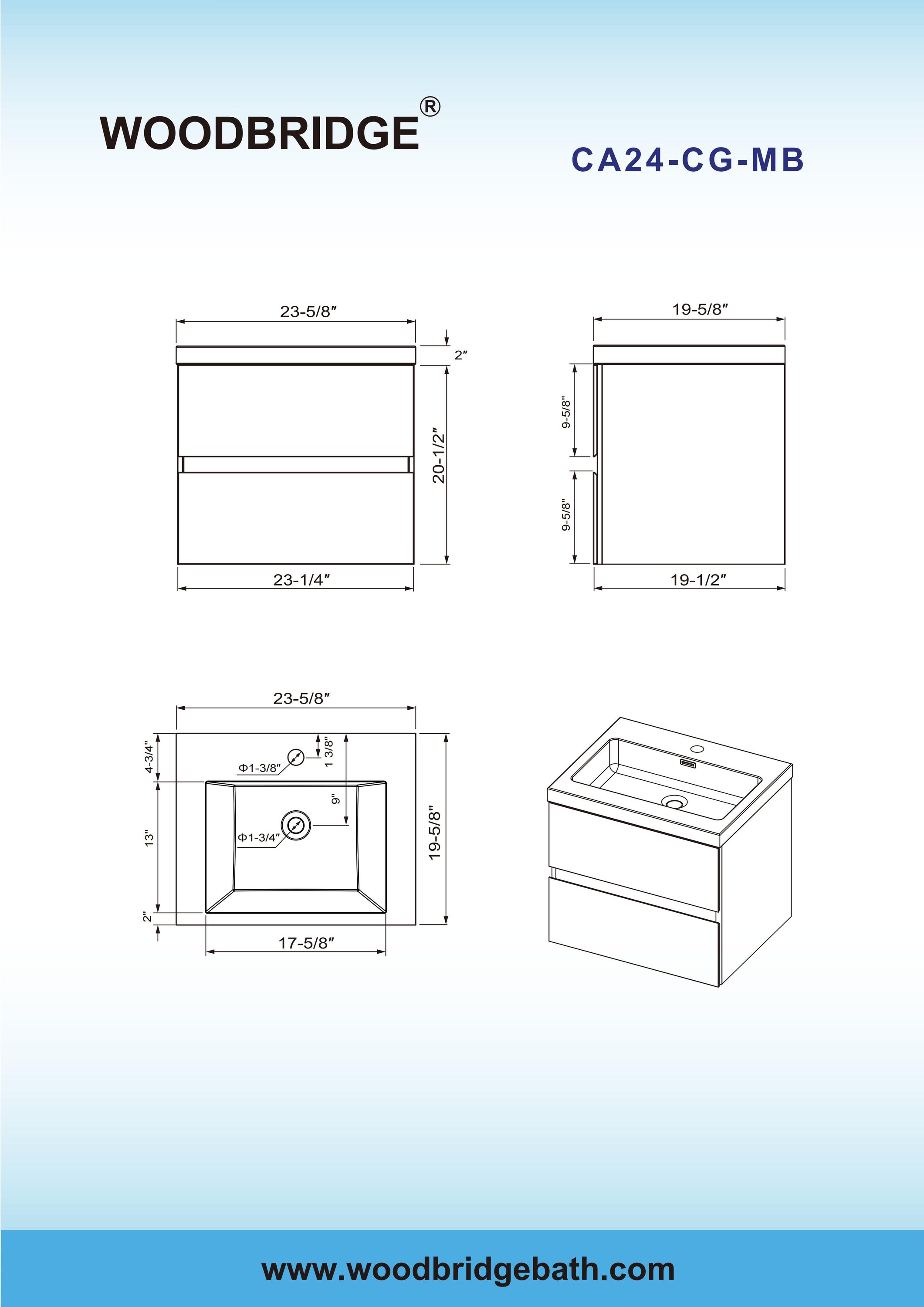 Woodbridge LVT1410 Bath-Vanity-Combo - View #15
