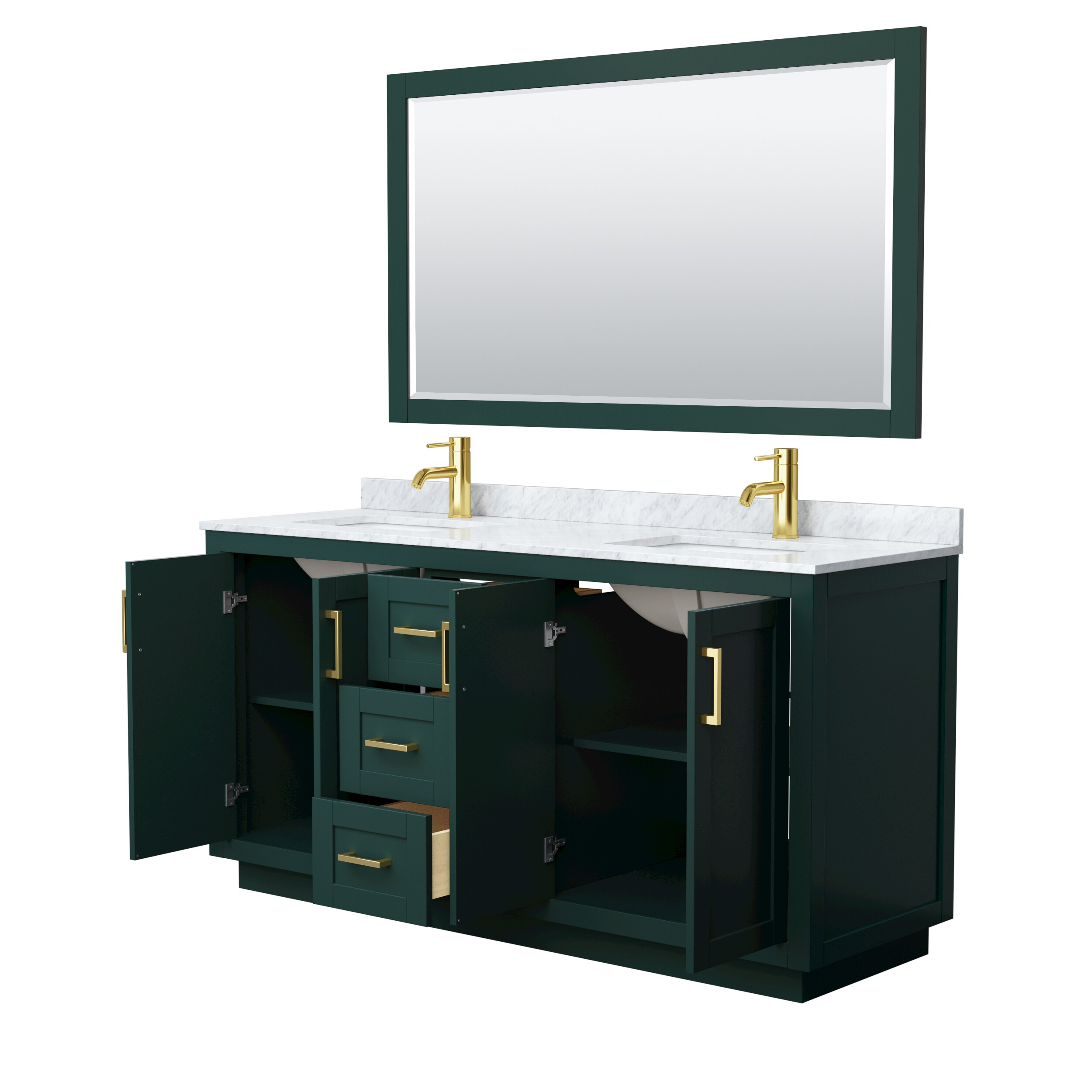 Wyndham Collection WCF292966DGDCMUNSM58 Bath-Vanity-Combo - View #3