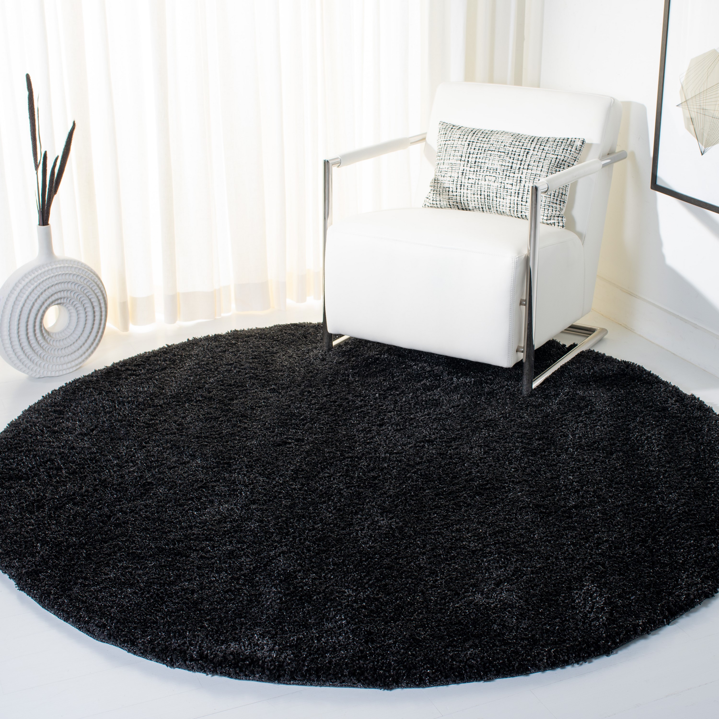 Gorilla Grip Soft Faux Fur Area Rug, Washable, Shed and Fade Resistant,  Grip Dots Underside, Fluffy Shag Indoor Bedroom Rugs, Easy Clean, for  Living