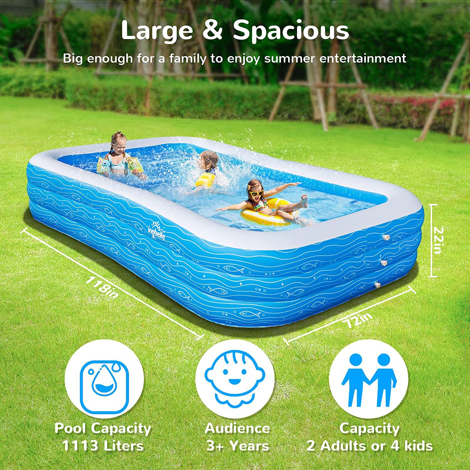 INGBELLE 295741 Kids-Pools - View #4