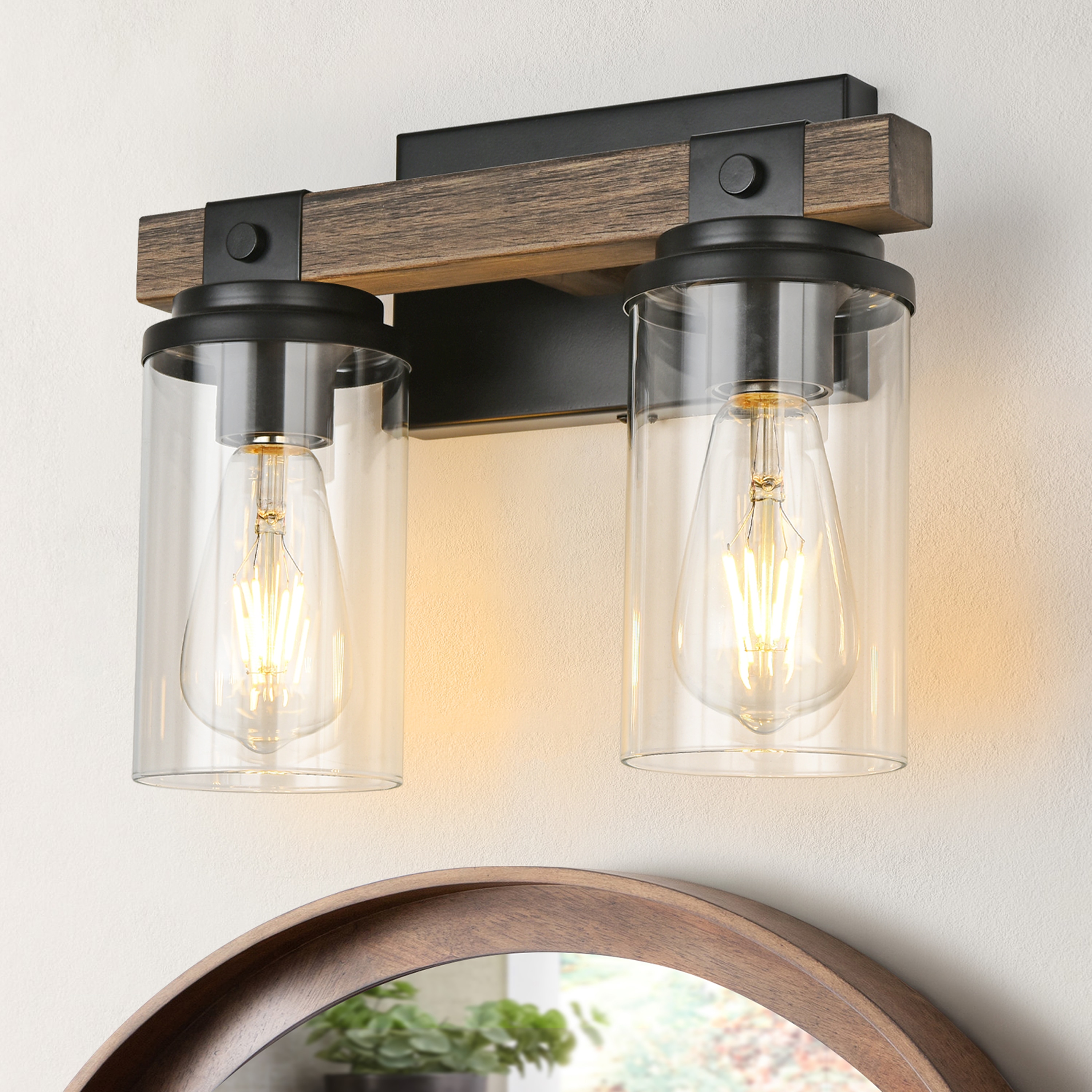 GoYeel ZW030WD02 12.6-in 2 -Light Multiple colors Modern/contemporary Vanity light