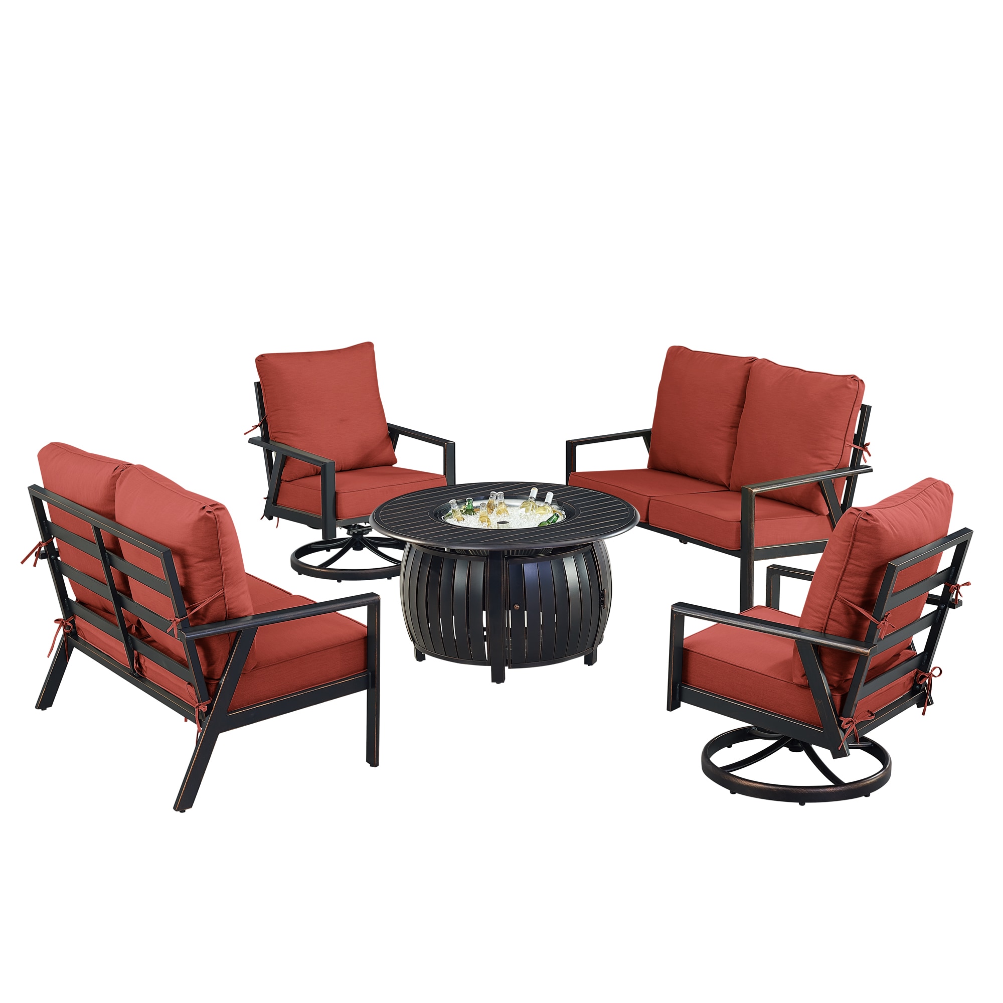 Oakland Living LUX2LS2CHITALYRDCUIB Patio-Conversation-Sets - View #4