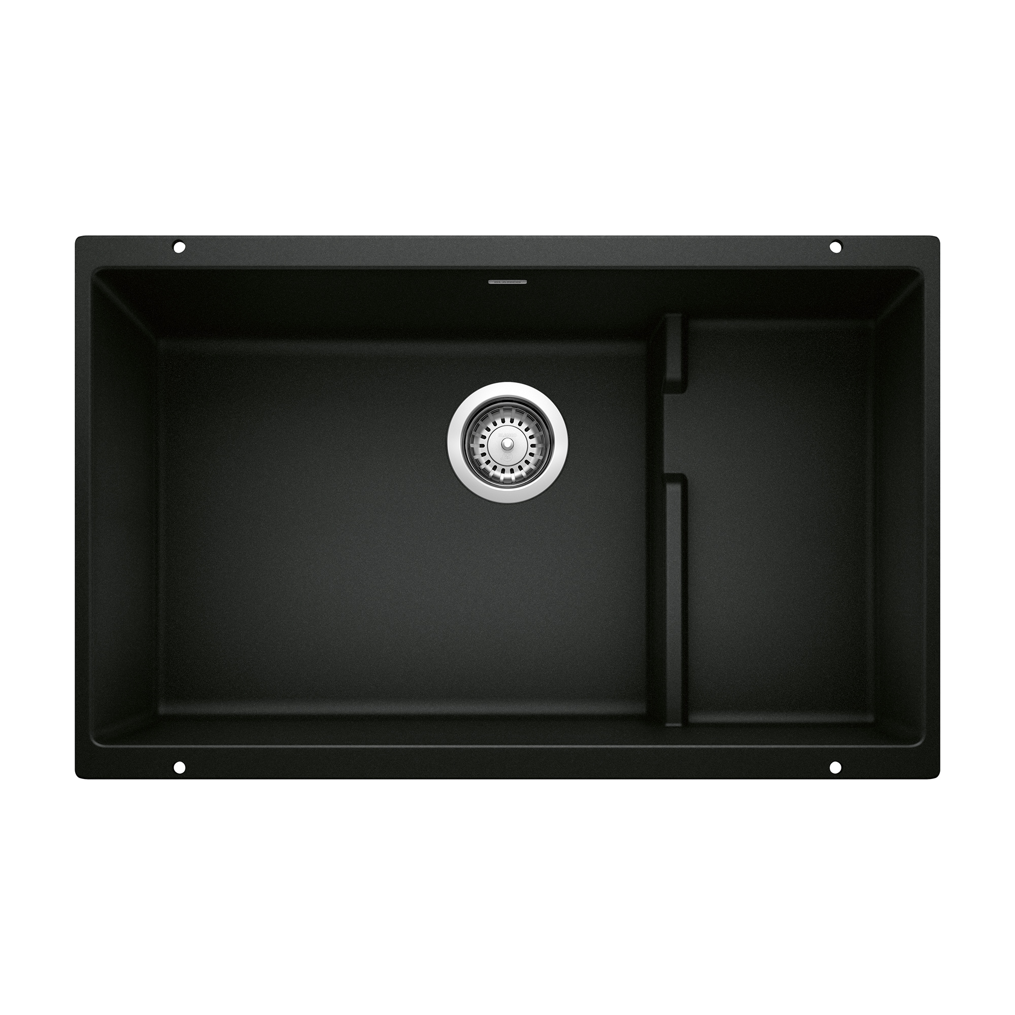 BLANCO 442934 Precis Cascade Silgranit Undermount 28.75-in x 18.11-in Granite Single bowl Kitchen Sink