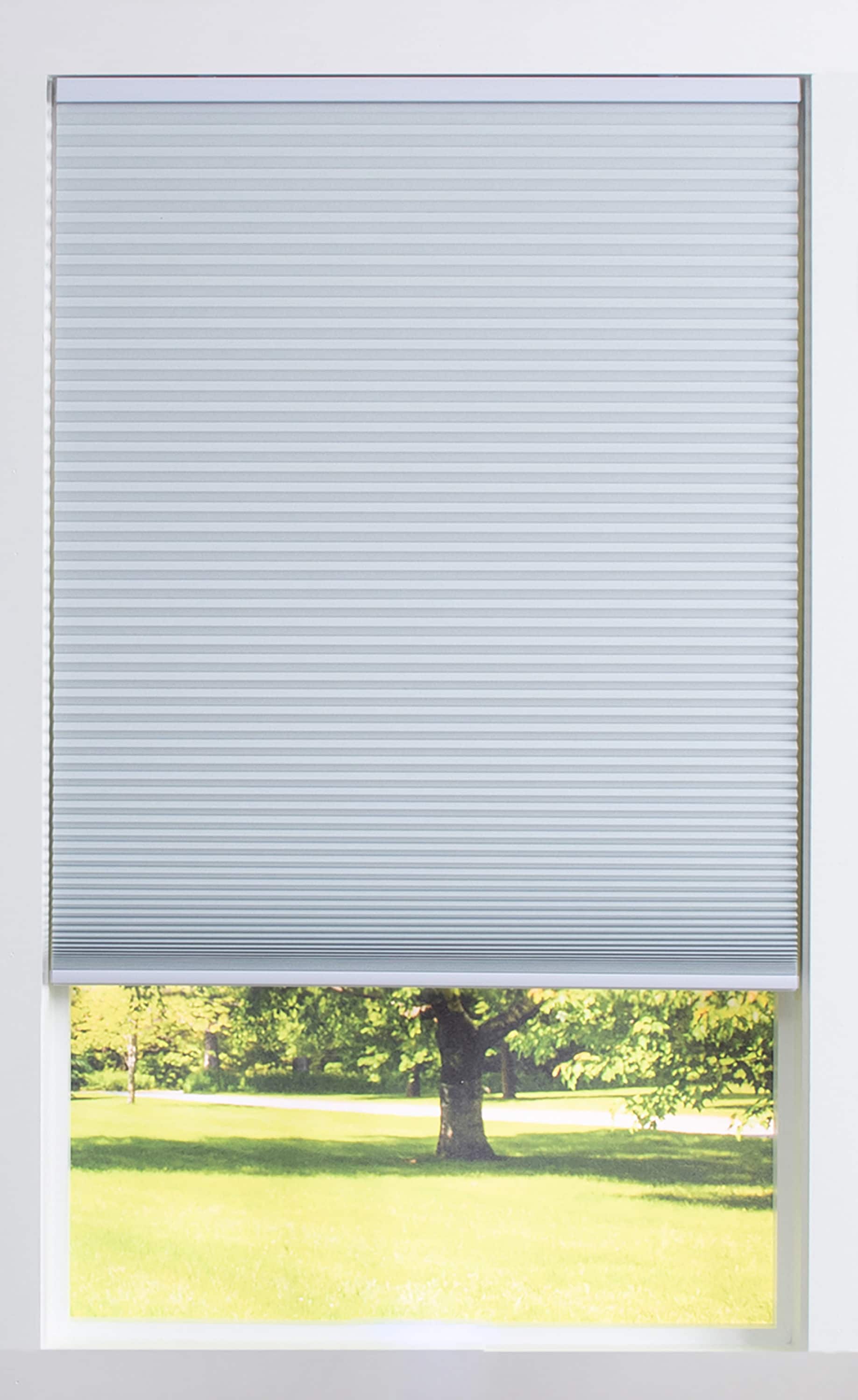 Persilux Solar Roller Shades Light Filtering Window Blinds (28 W x 72 H,  Grey) Flame Retardant, UV Protection Sheer Blinds for Windows Shades for Windows  Indoor, Home, Easy to Install 