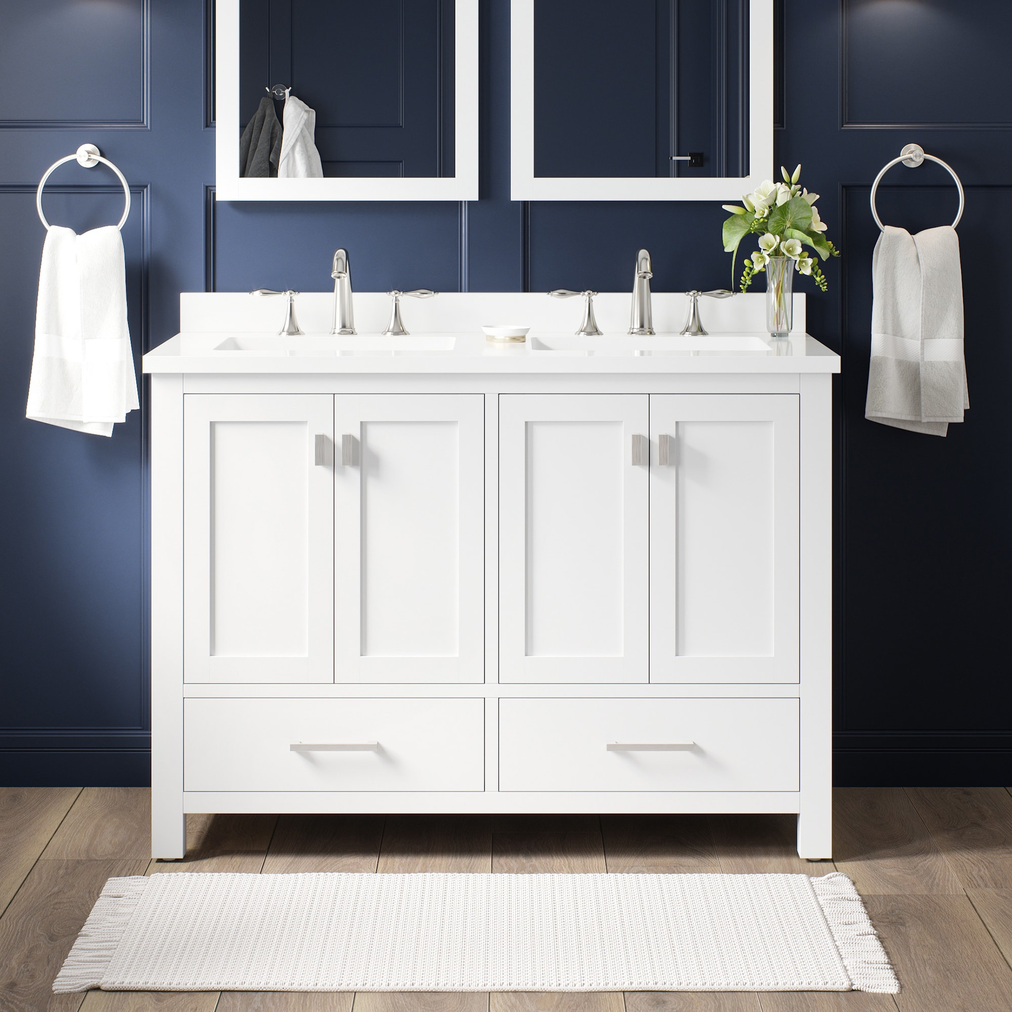 2 sink vanity deals lowes