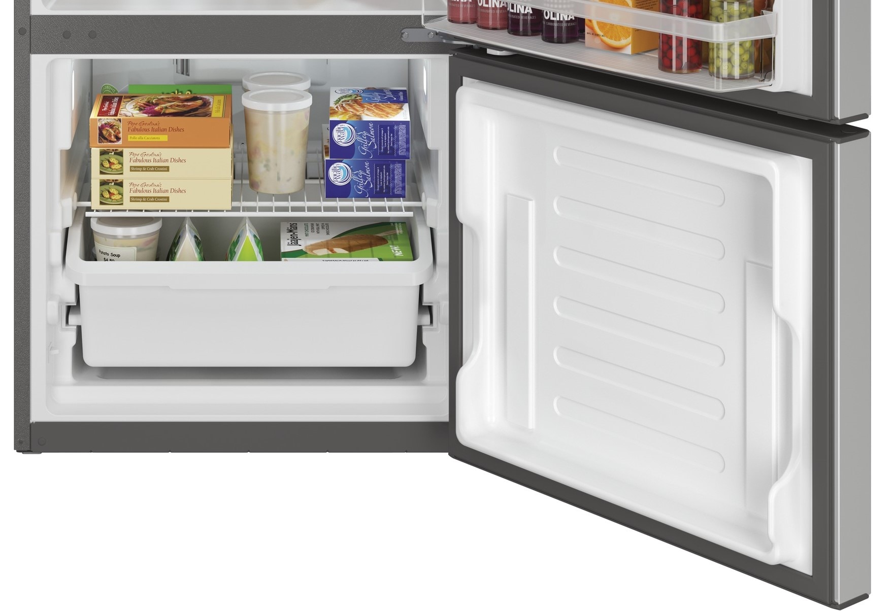 GBE21DYKFS 30 20.9 Cu. Ft. Bottom Freezer Refrigerator with