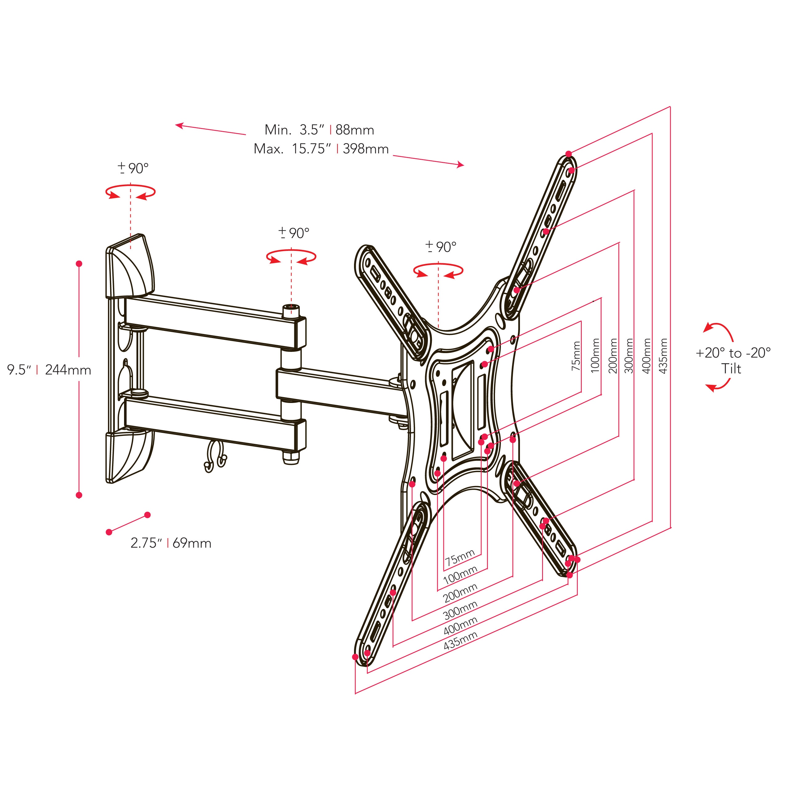 CorLiving MPM-805-A Tv-Mounts - View #5