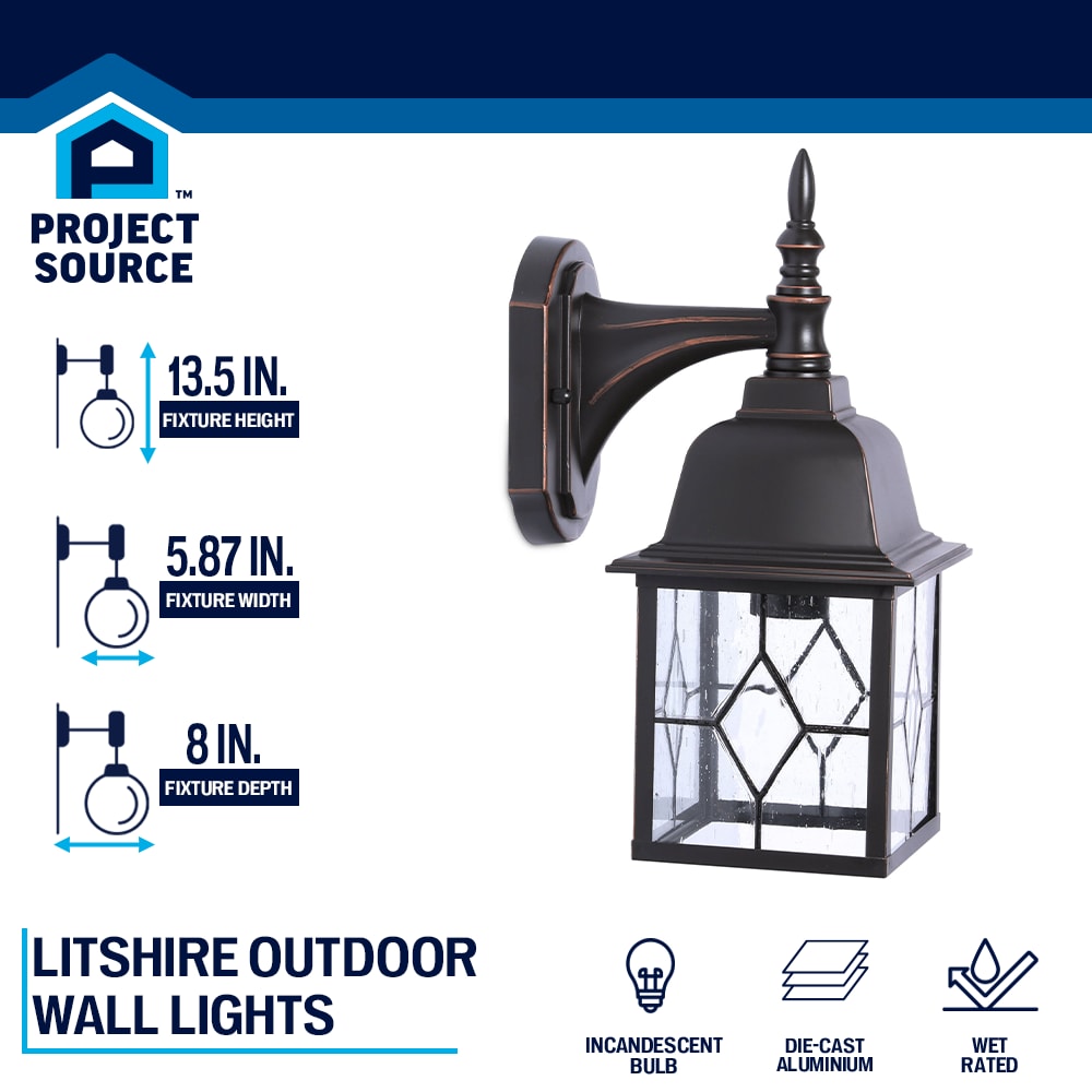 Project Source AL0342SORB Outdoor-Wall-Lighting - View #3