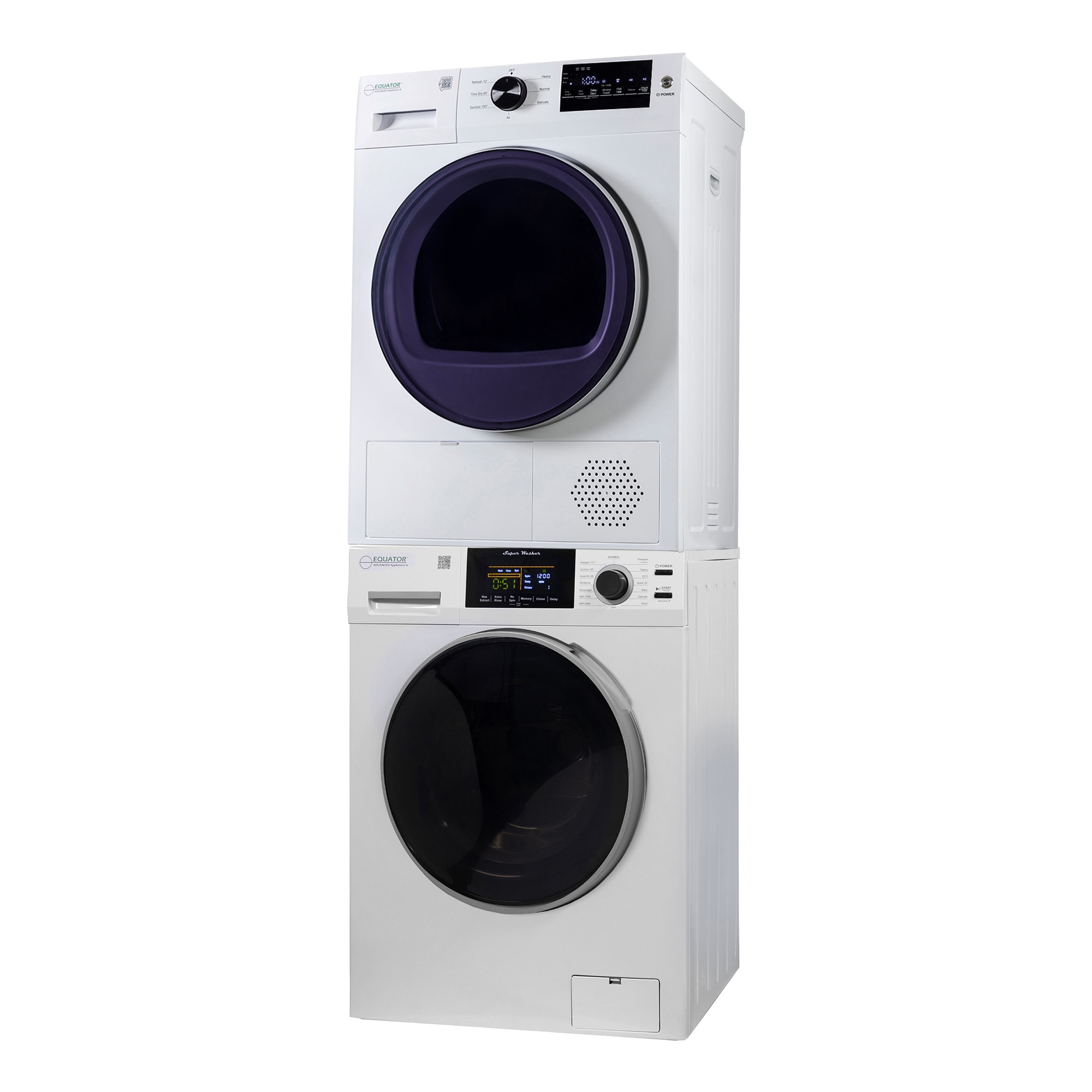 Equator Advanced Appliances EW 835 + ED 890 SBS Combo-Washer-And-Dryer - View #5