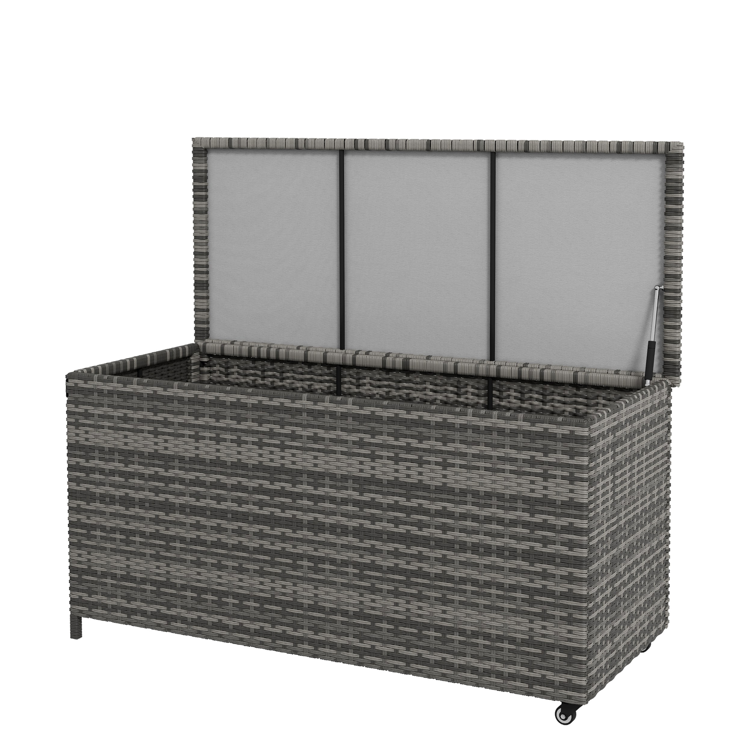 AHIOU HOME ZAAHG-P174131DB Sonoma 83-Gallon Gray Metal Deck Box
