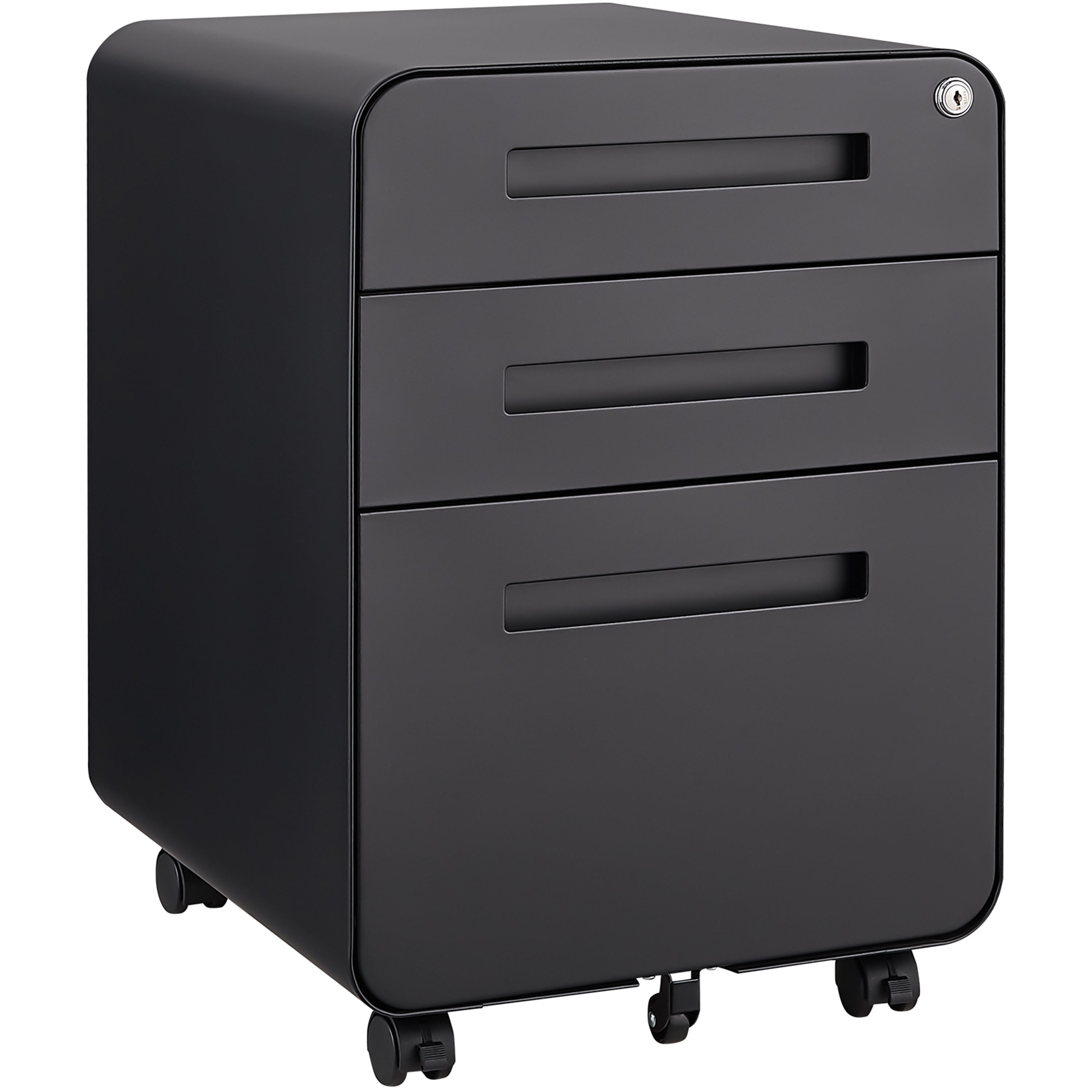 Kahomvis EUL-QPO3-38 Black Office Cabinet