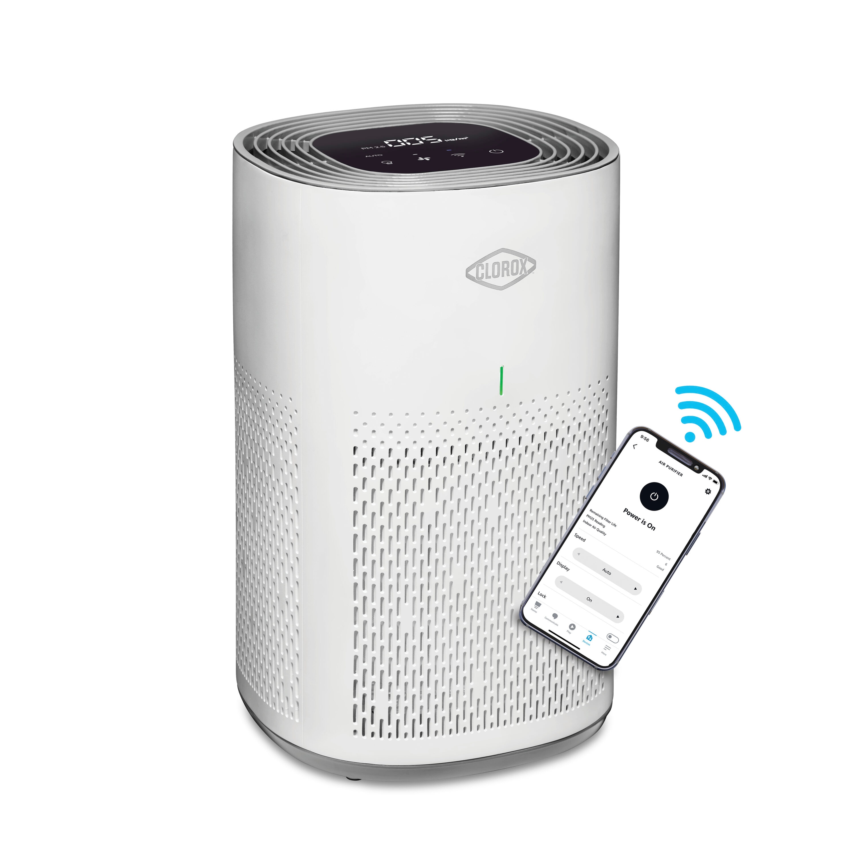 Clorox 11031 4 -Speed Smart Compatible White True HEPA Air Purifier ENERGY STAR Certified (Covers: 1000-sq ft )