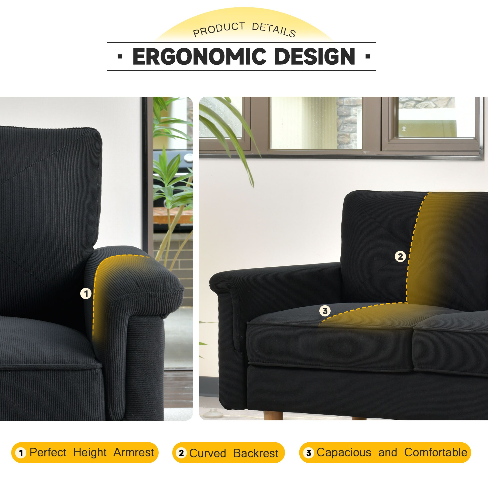 Ovios ONOP550 Sofas-Loveseats - View #4