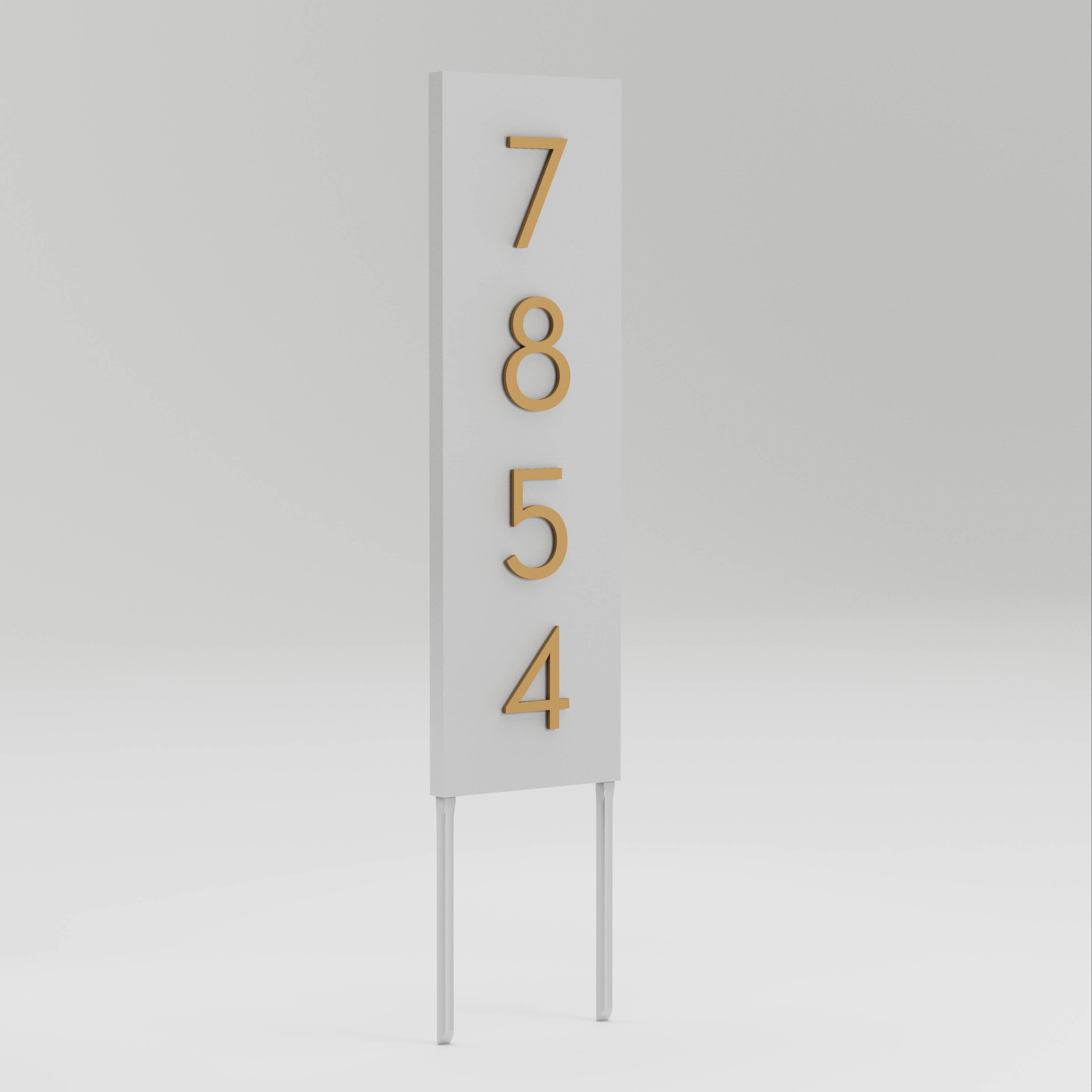 Post & Porch WELCOME-WHITE Outdoor-Plaques-Holders - View #2