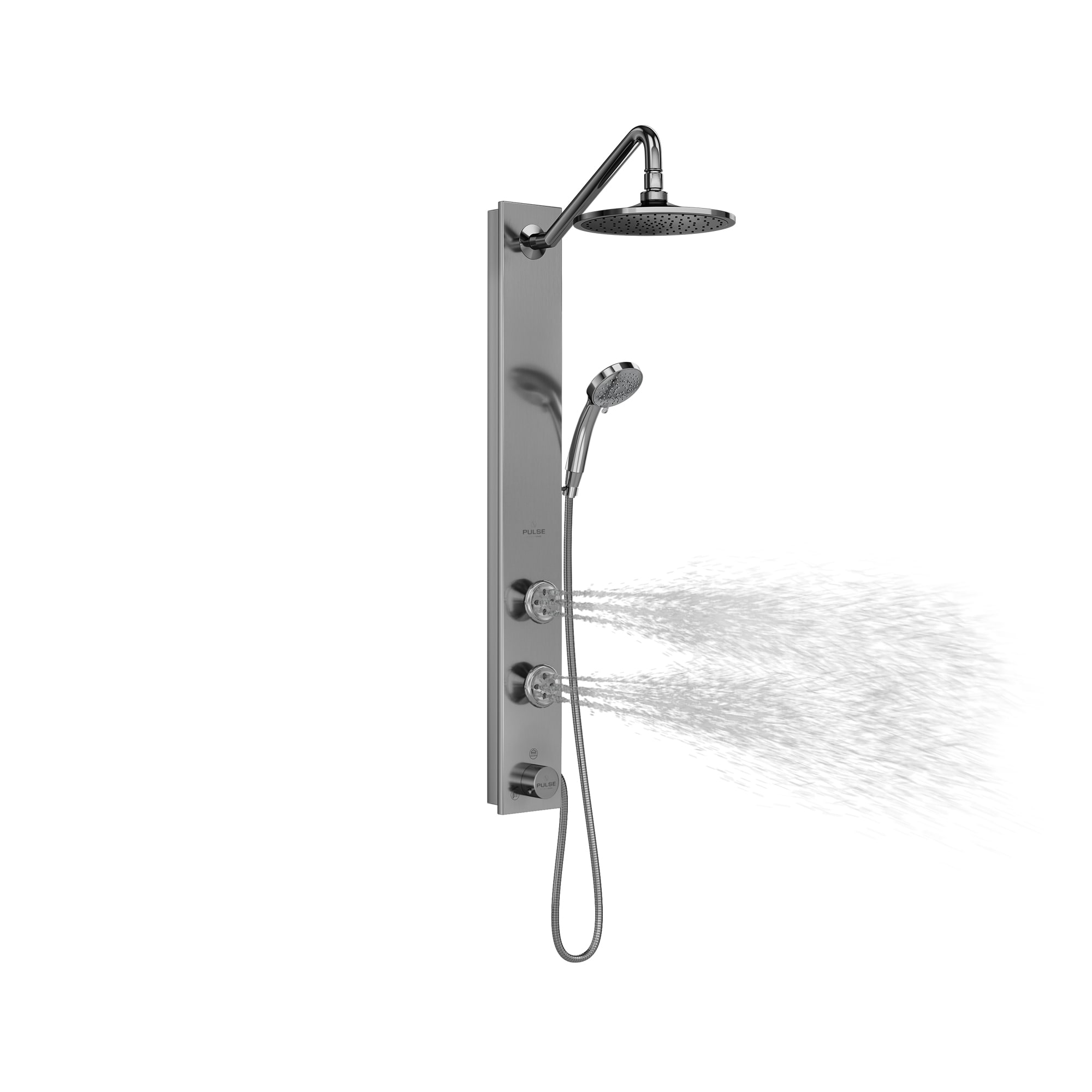 PULSE 1021-SSB Showerhead-Bar-Panels - View #4