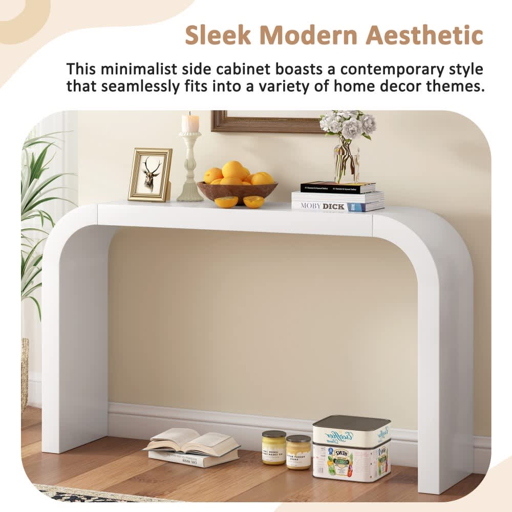 Coolbibila EVA-CONSOLE-WHITE Console-Sofa-Tables - View #6