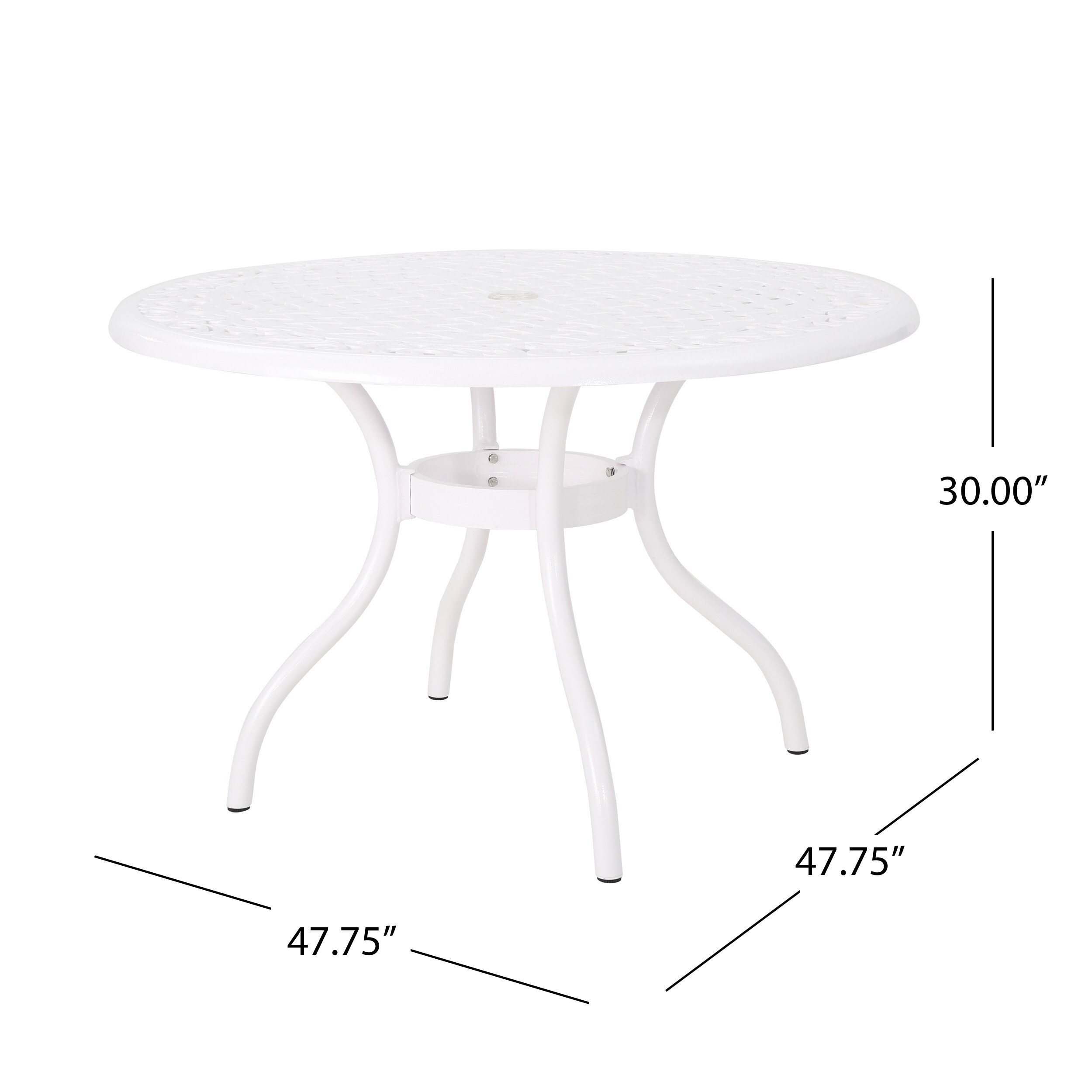 LOVMOR SF-WO-54588.00WHI Patio-Tables - View #5