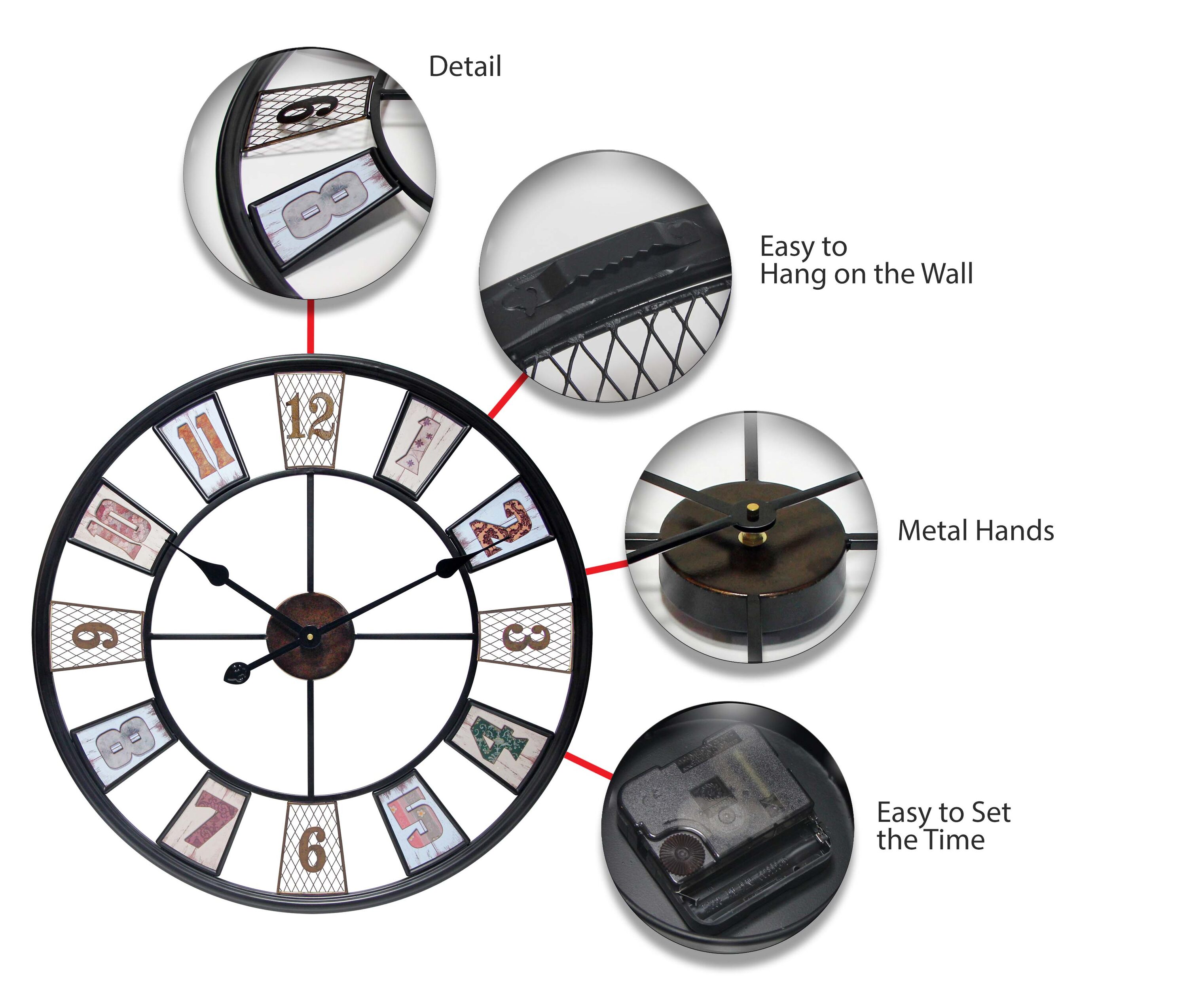 Infinity Instruments 14024-24A Indoor-Outdoor-Clocks - View #4