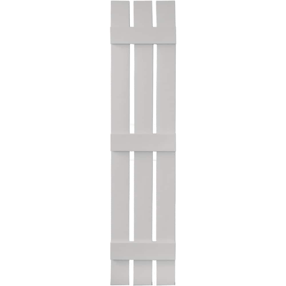 Vantage V5371259030 12.063-in W x 60.125-in H Paintable Paintable Board and batten Spaced Exterior Shutters ( 1 -Pack )