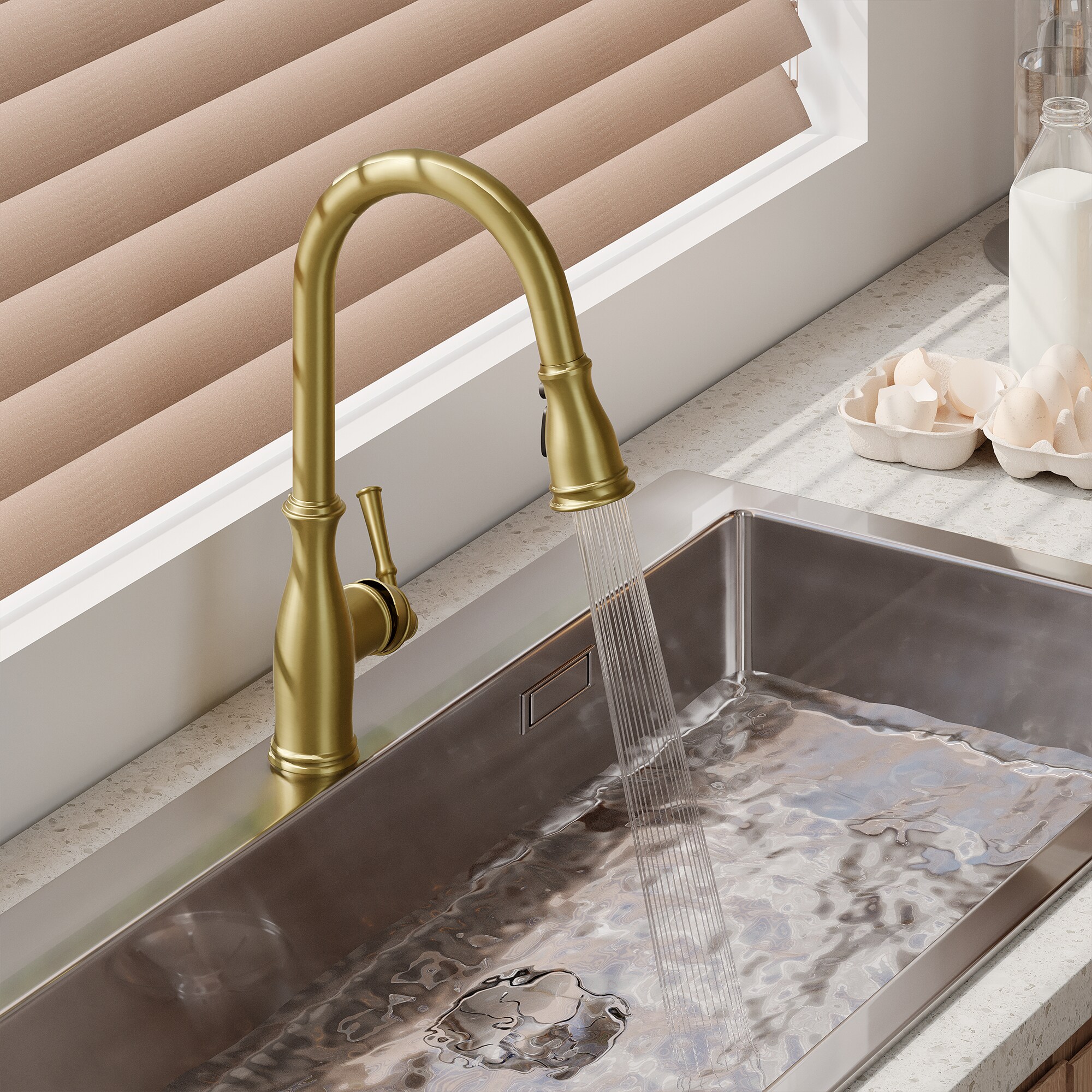 Clihome CL603C Kitchen-Faucets - View #3