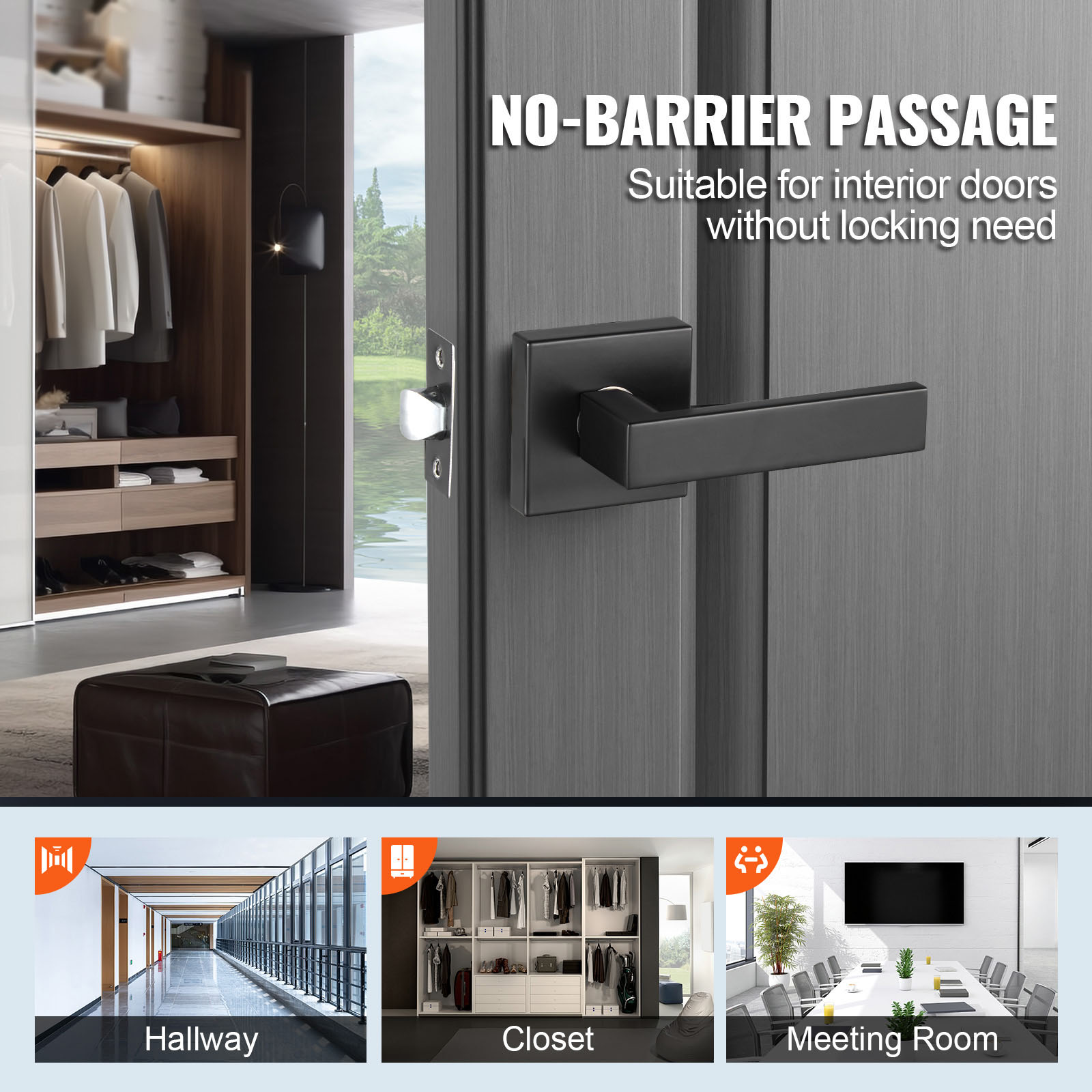 GIVIMO LW102GIVSS3465 Tub-Shower-Door-Handles - View #2