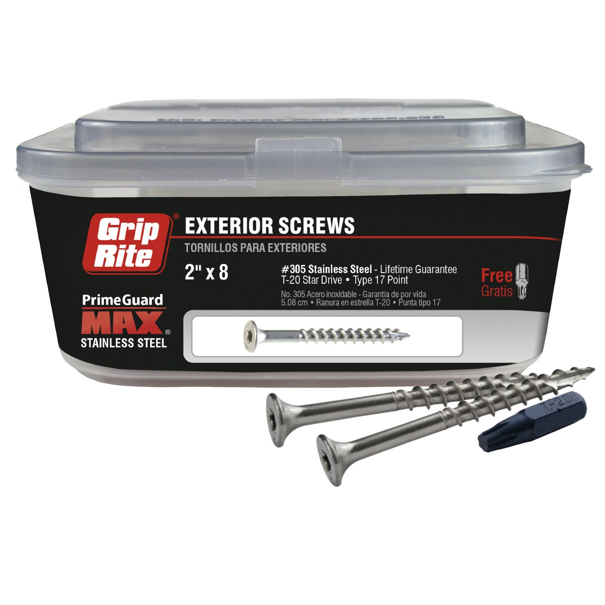 Grip Rite PrimeGuard Max MAXS62695 Deck-Screws - View #2