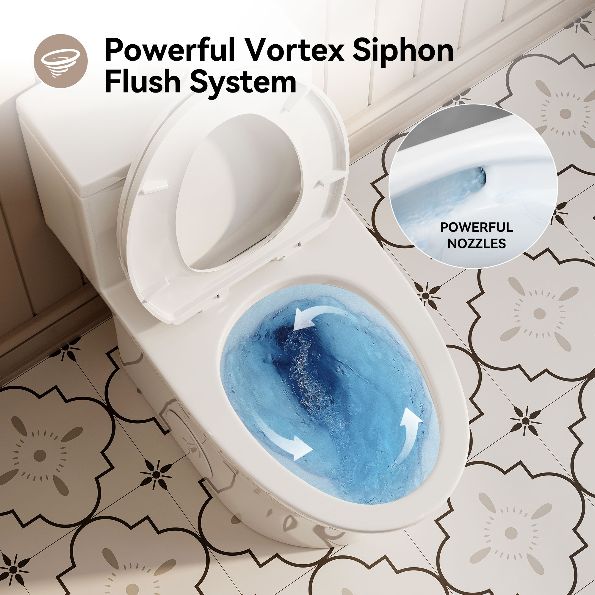HOROW HR-T0357W toilets - View #6