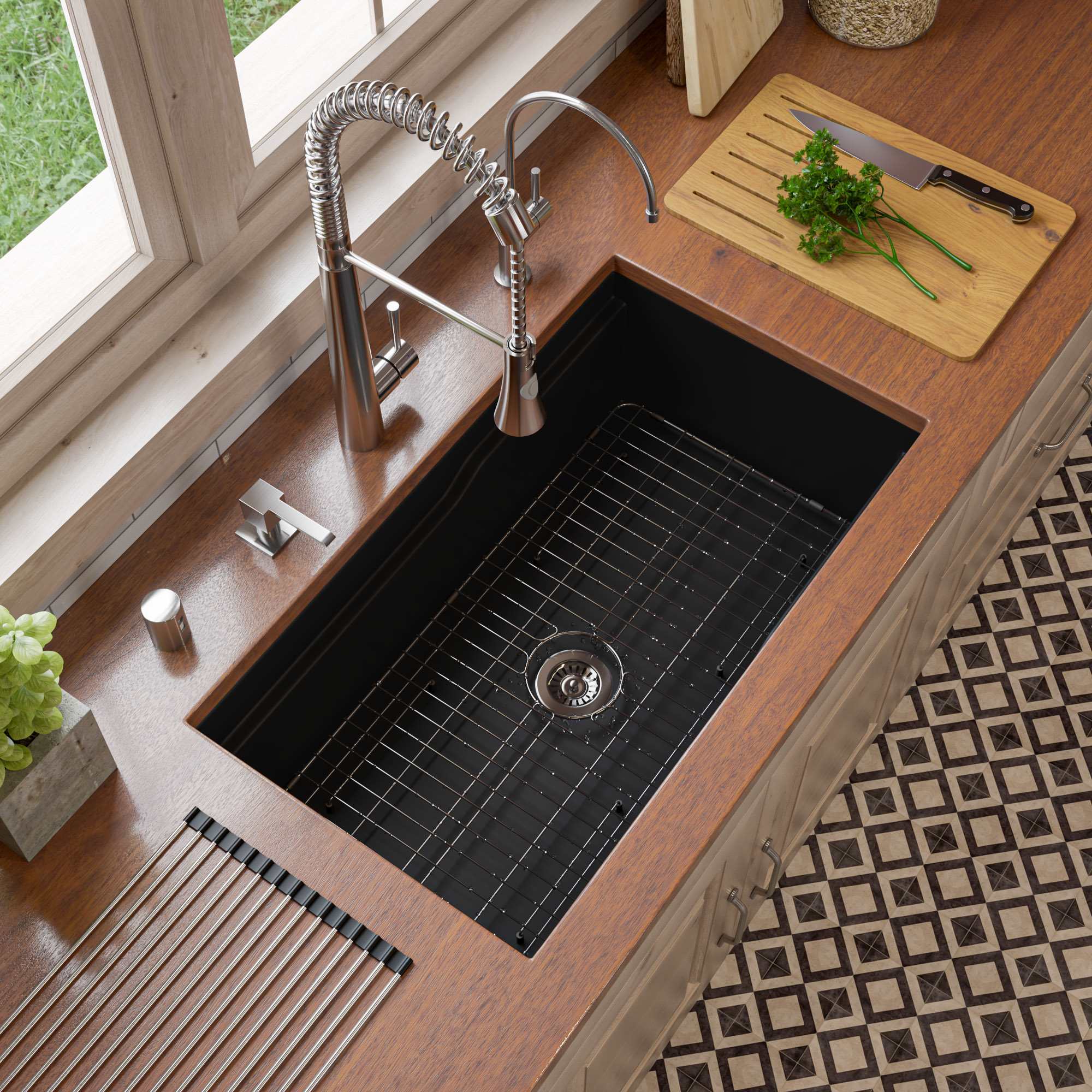 ALFI ABFS3219SUD-BM Kitchen-Sinks - View #6