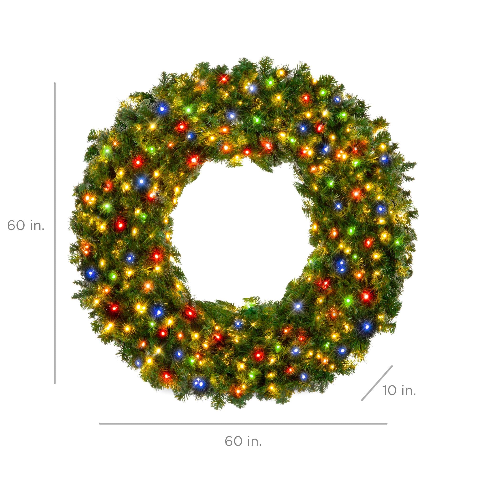 Best Choice Products SKY6949 Artificial-Christmas-Wreaths - View #2