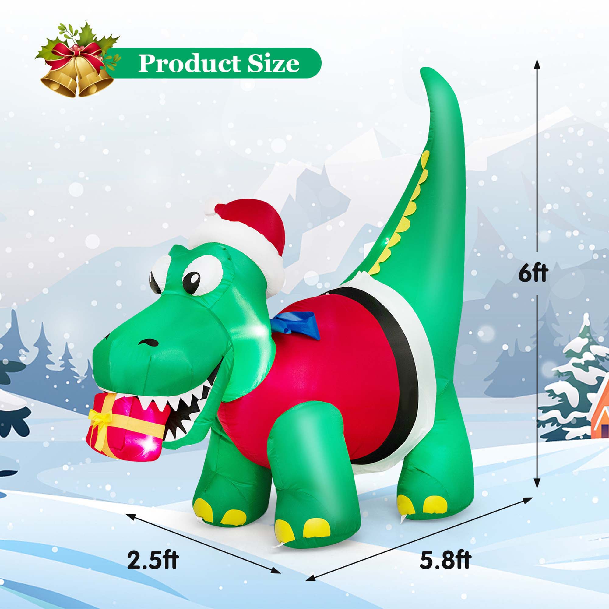 Costway LWS00716 Christmas-Inflatables - View #2