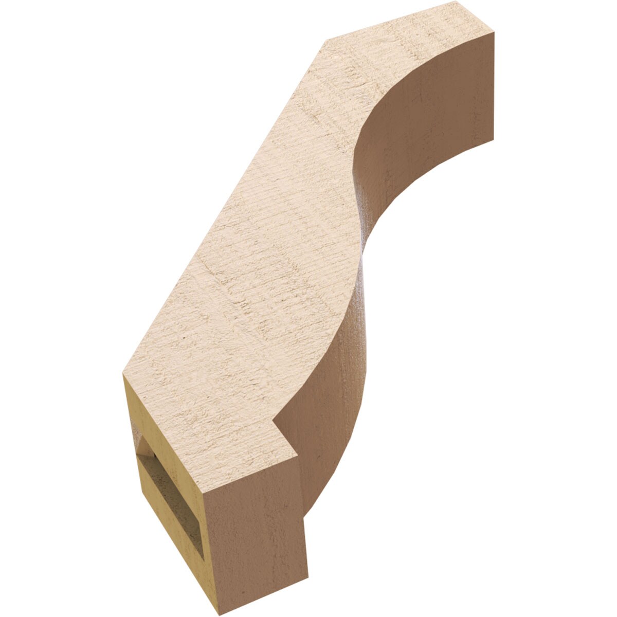 Ekena Millwork BRCUR03X12X12BKRRCPR braces - View #7