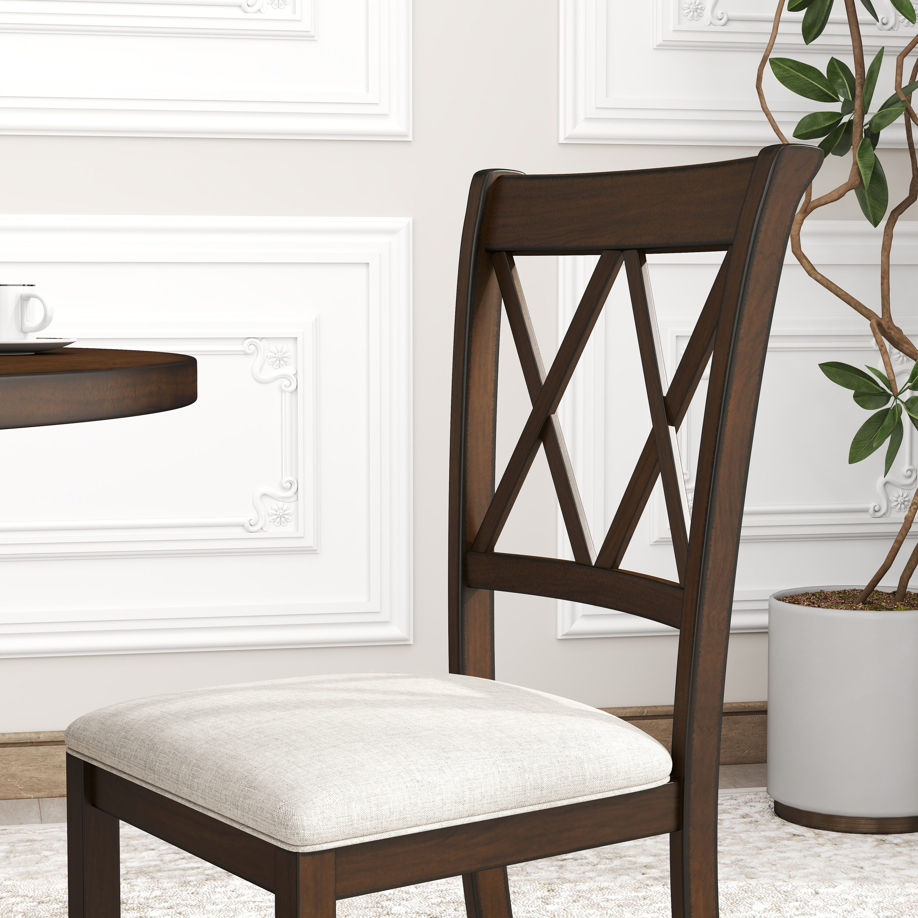 Roundhill Furniture T407EP-C305X2 Dining-Sets - View #6
