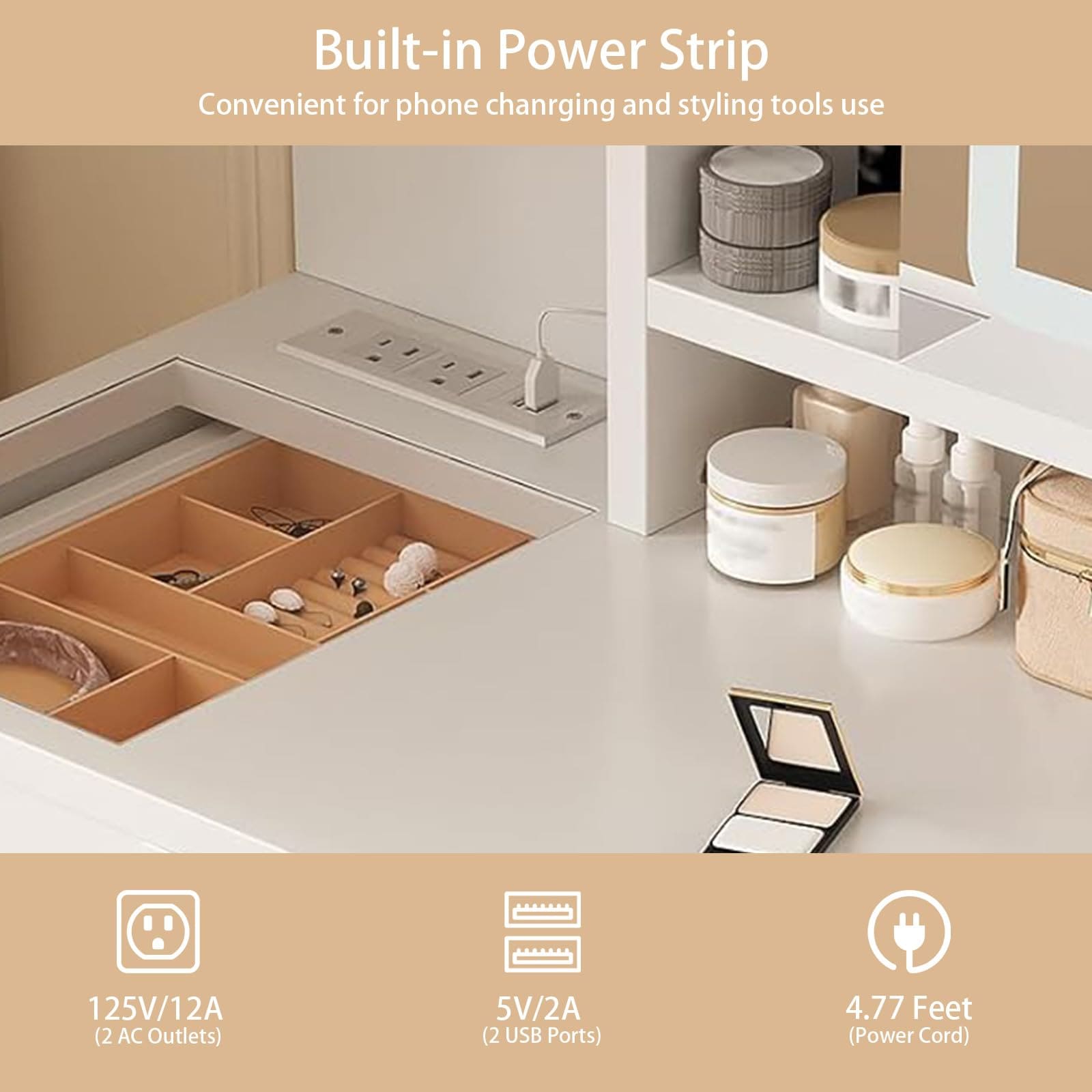 IdealHouse LW-JAS-1Y19 Bedroom-Vanities - View #6