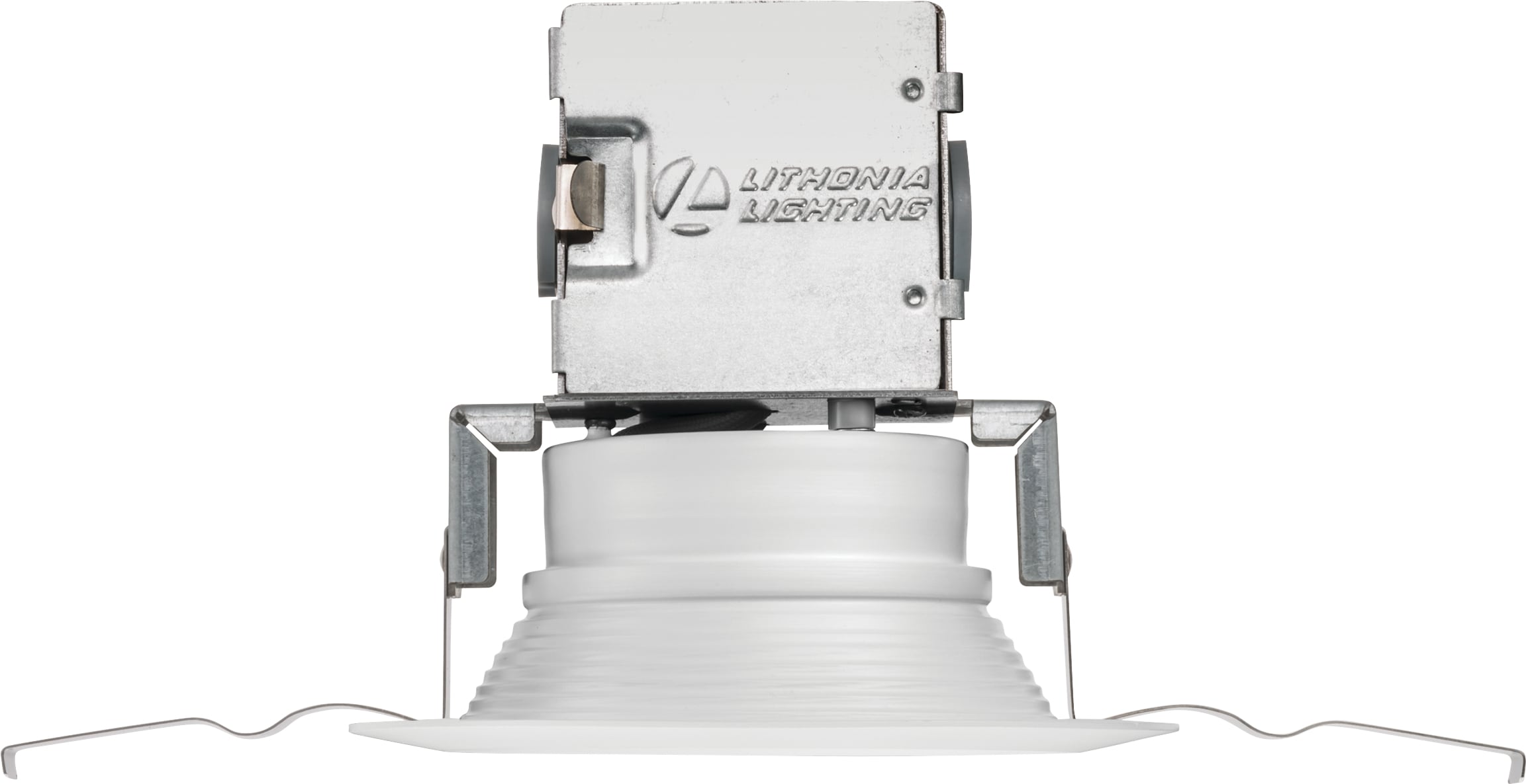 Lithonia Lighting OneUp Matte White 4-in 700-Lumen Bright White Round  Dimmable LED Canless Recessed Downlight in the Recessed Downlights  department at