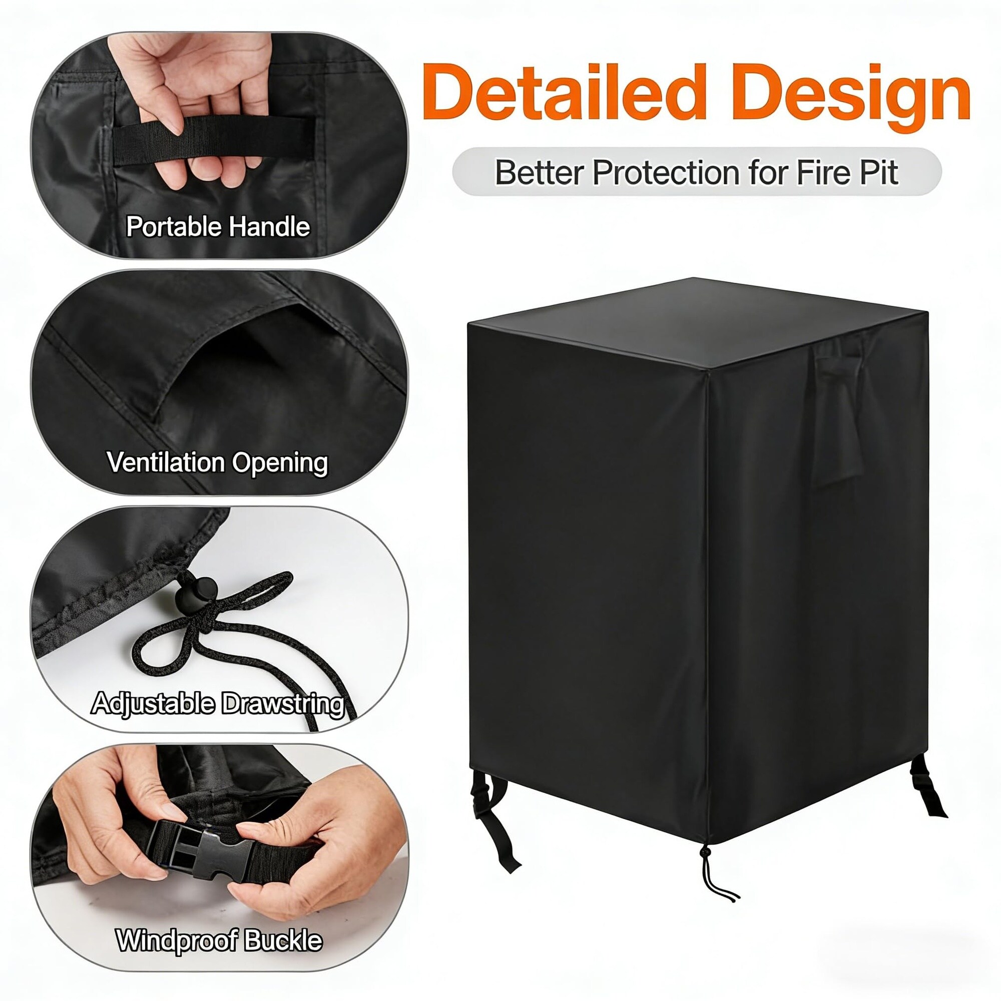 ITOPFOX LIT0625I029 Fire-Pit-Covers - View #3