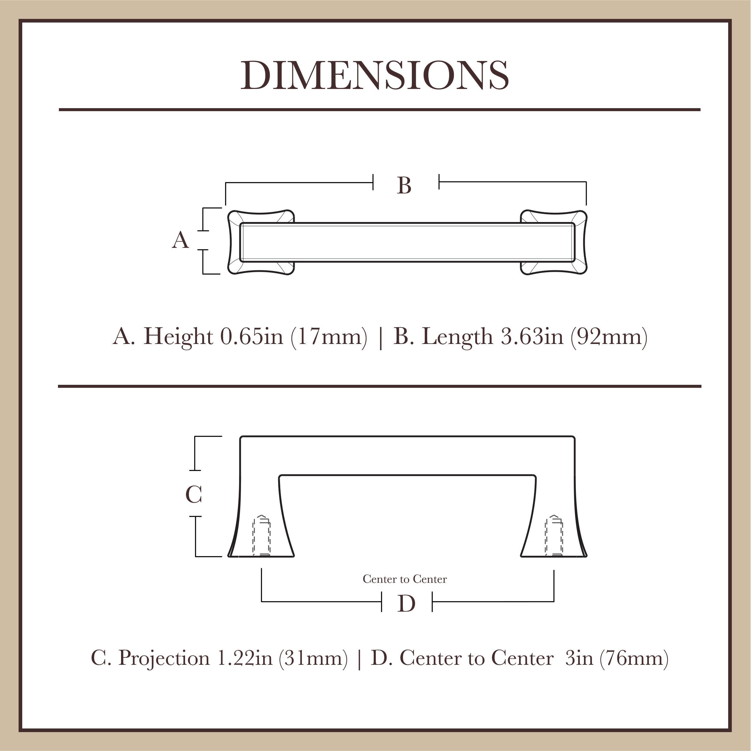 allen + roth P43418W-117-C Cabinet-Pulls - View #7