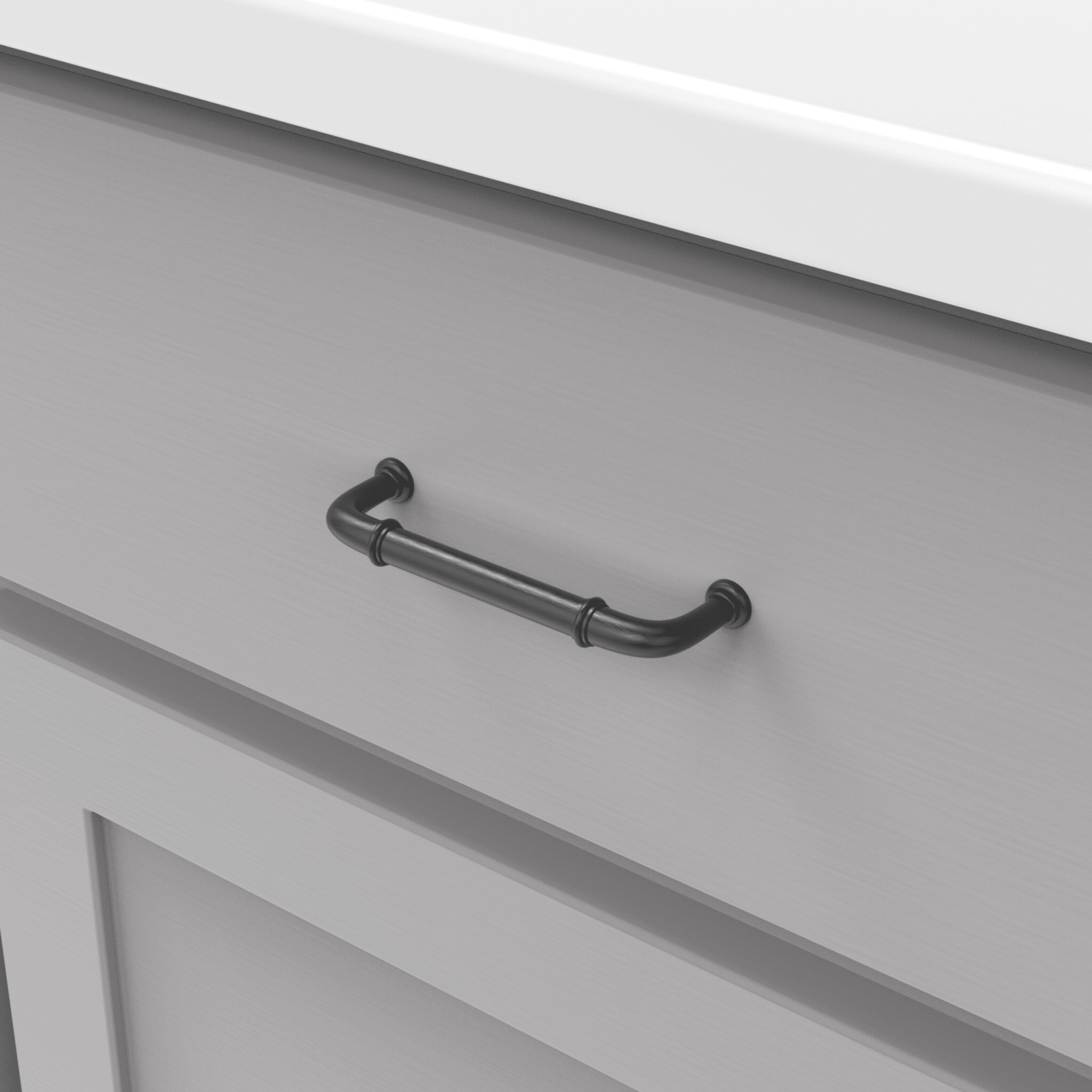 Hickory Hardware P3381-BM-10B Cabinet-Pulls - View #3